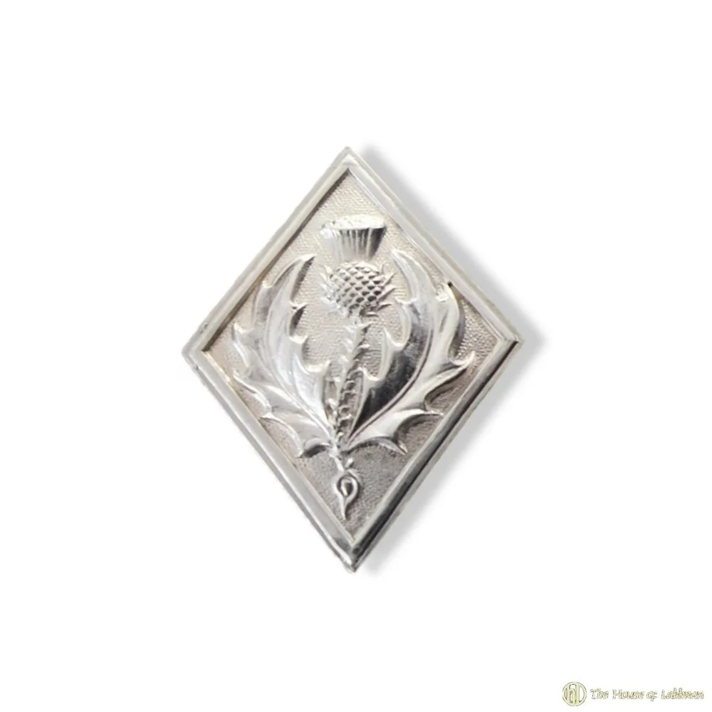 Scottish Sterling Silver Thistle Pattern Hamilton & Inches Kilt Doublet Buttons.jpg