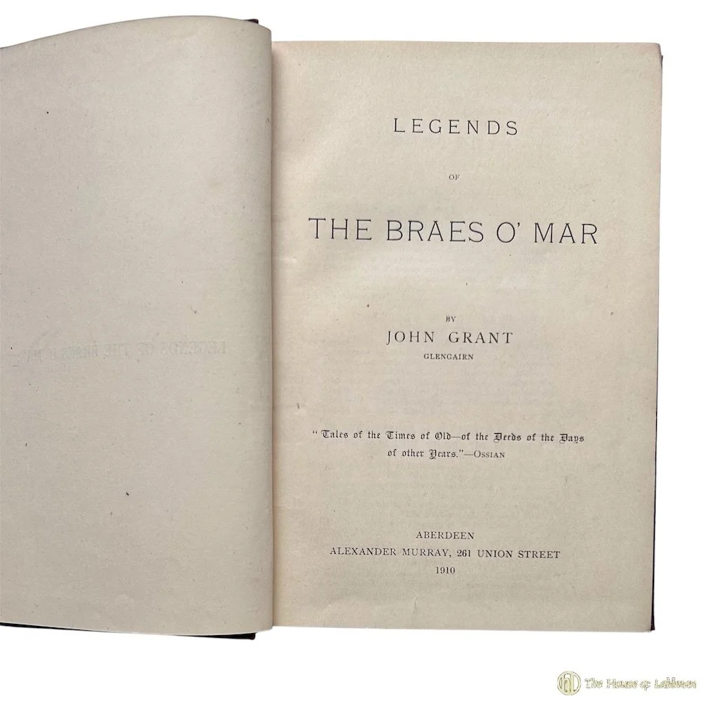 Legend of the Braes o' Mar - Vintage Book. John Grant.jpg