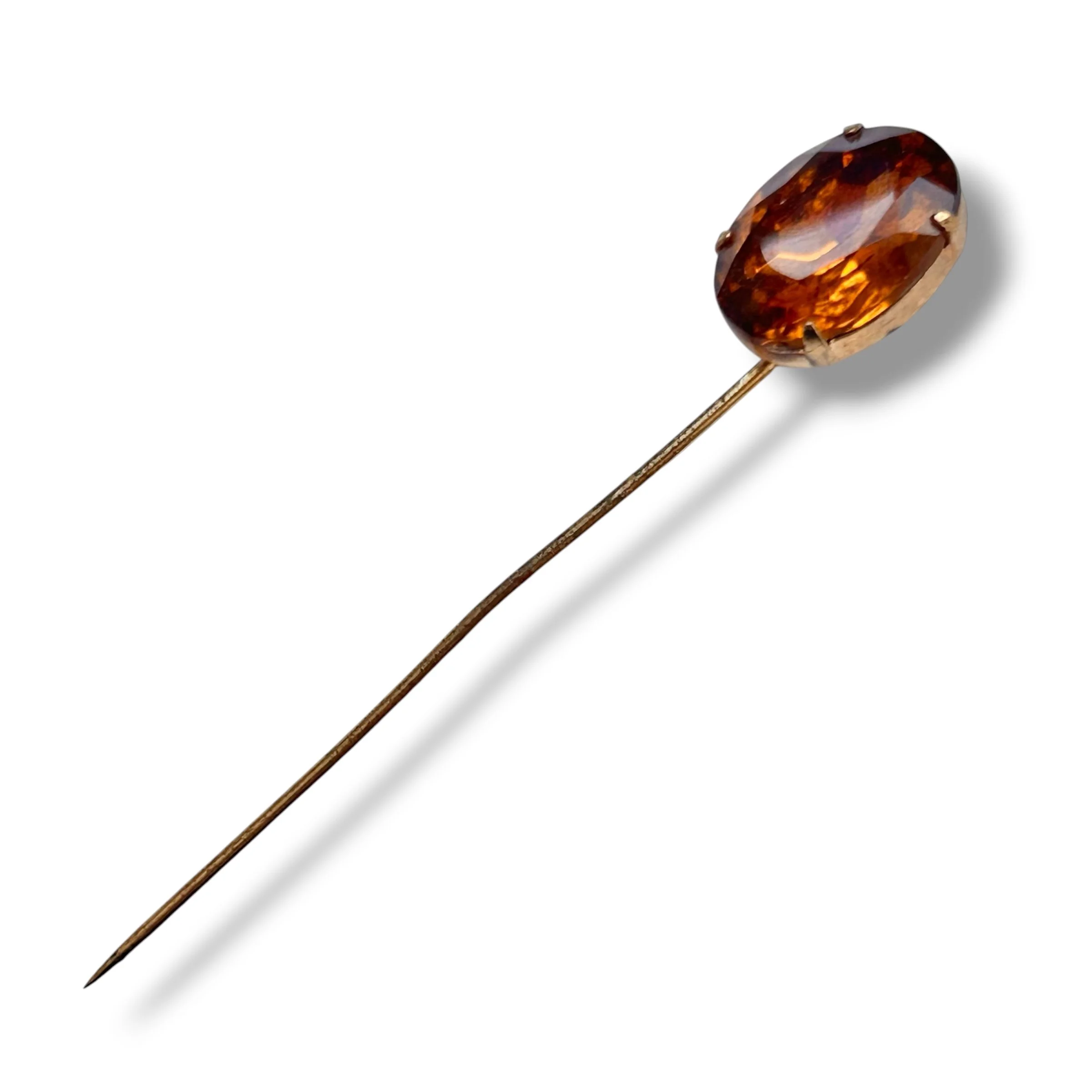 Antique 1920's Scottish Cairngorm Style Tie - Lapel Pin.jpg