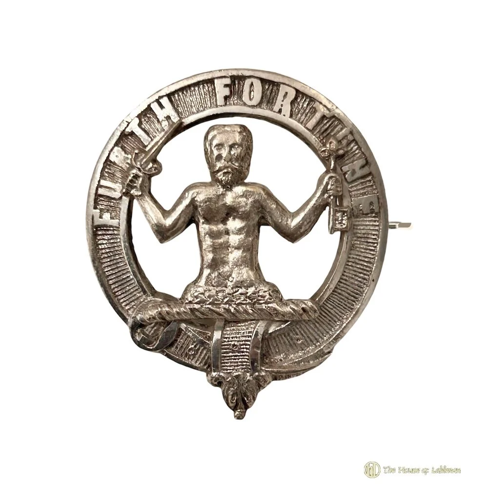 Murray Clan Vintage 1920's Scottish Bonnet Badge - Made by R W Forsyth.jpg