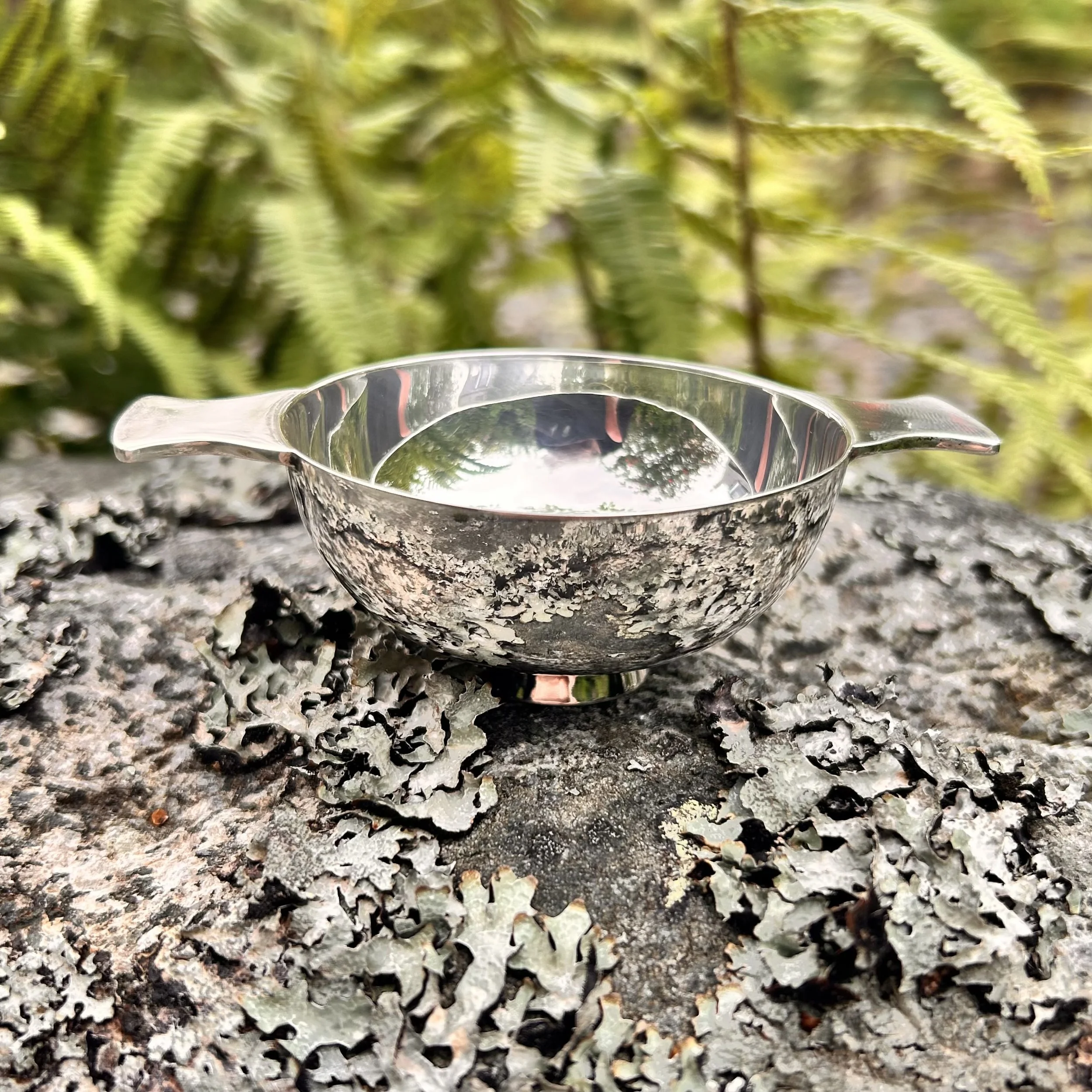 Vintage Thomas Ebbutt Sterling Silver 1980 Edinburgh Silver Quaich.jpeg