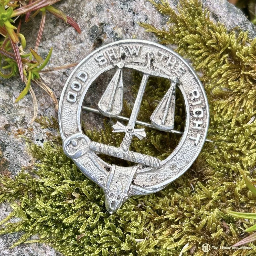 Crawford Clan Vintage 1950's Scottish Bonnet Badge. .jpeg