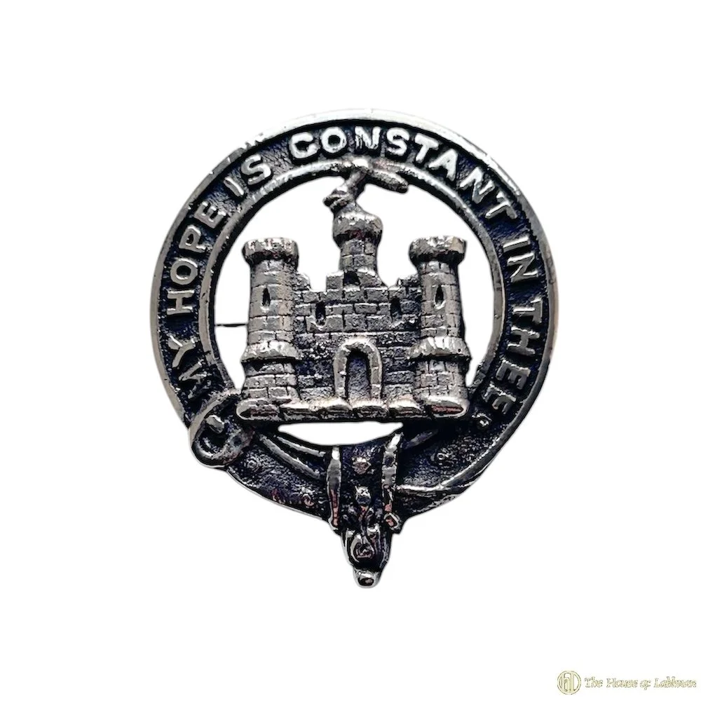 Vintage MacDonald of Clanranald Crest 1930's Vintage Bonnet Badge.JPG