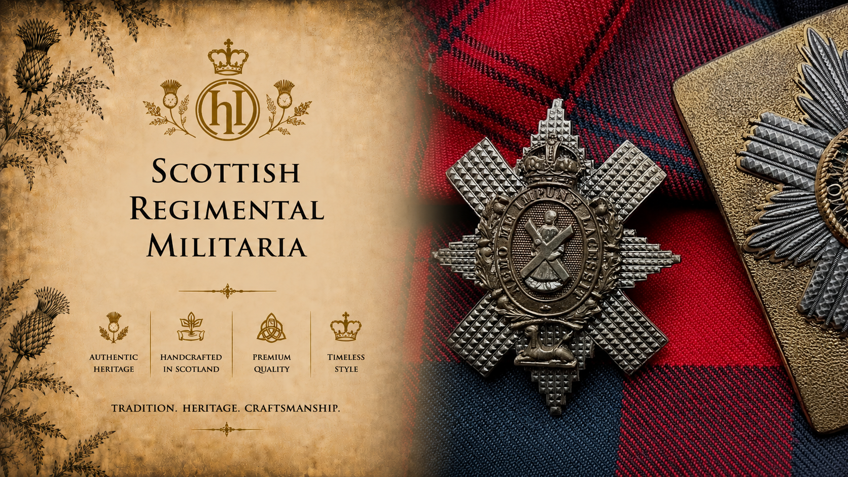 Scottish Regimental Militaria, Accoutrements & Insignia