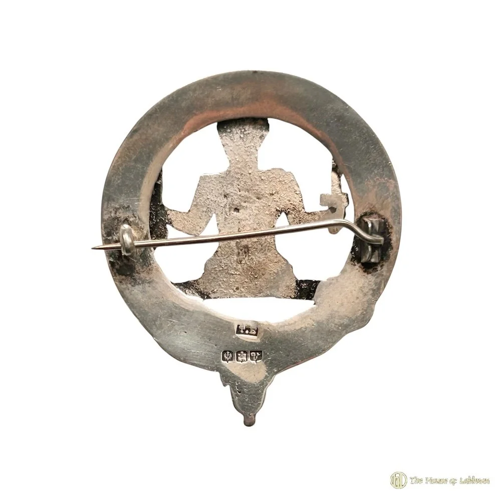 hallmark Murray Clan Vintage 1951’s Silver Scottish Bonnet Badge.jpg