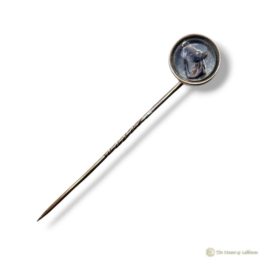 Antique Edwardian Horse Head Essex Crystal Tie Stick Pin.jpg
