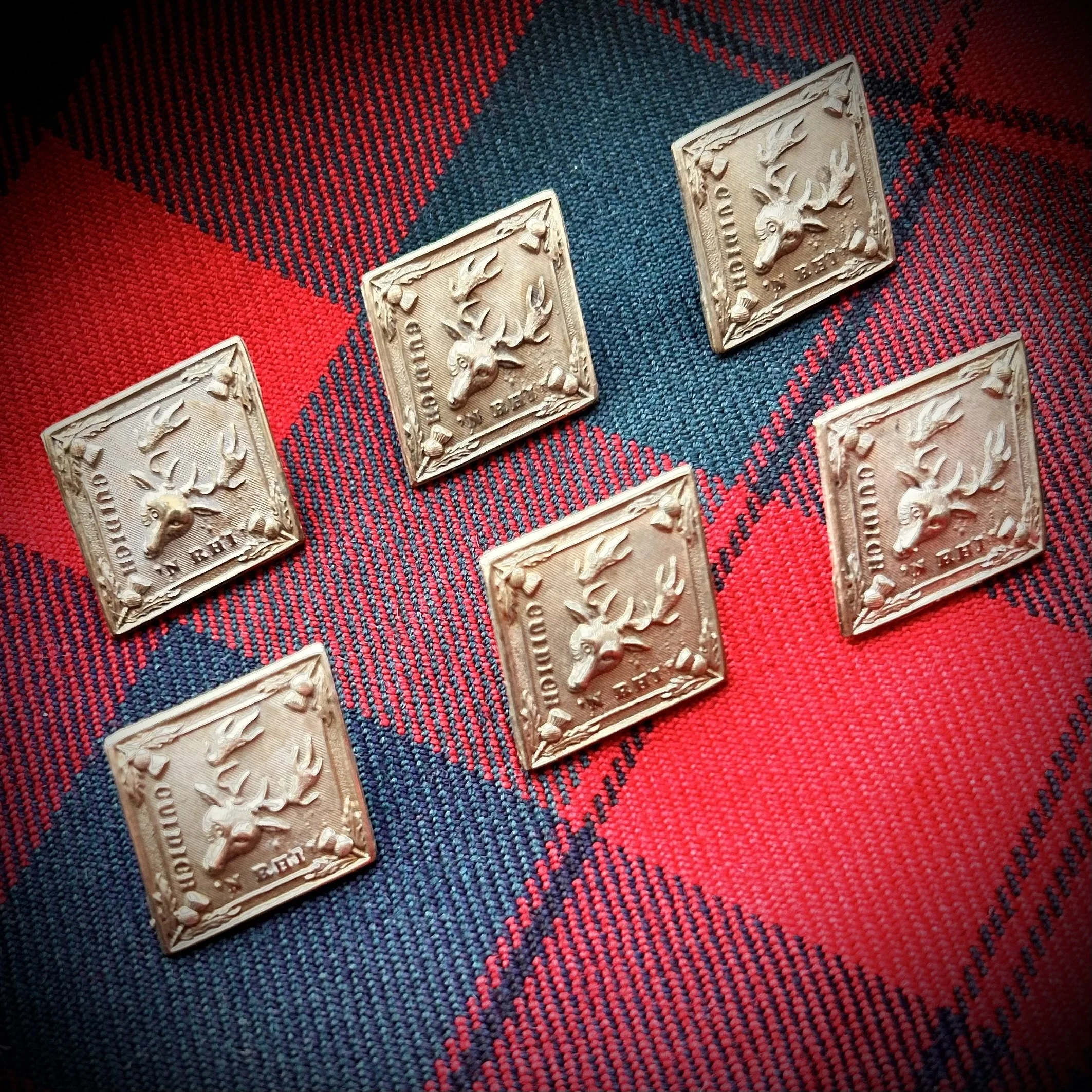 Antique Scottish Mackenzie Clan Seaforth Waistcoat Buttons.jpeg