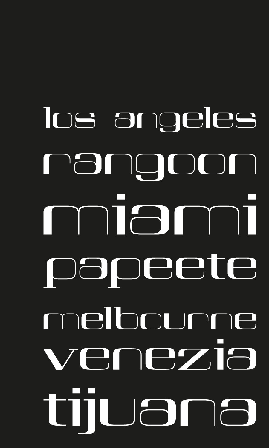 programma typeface