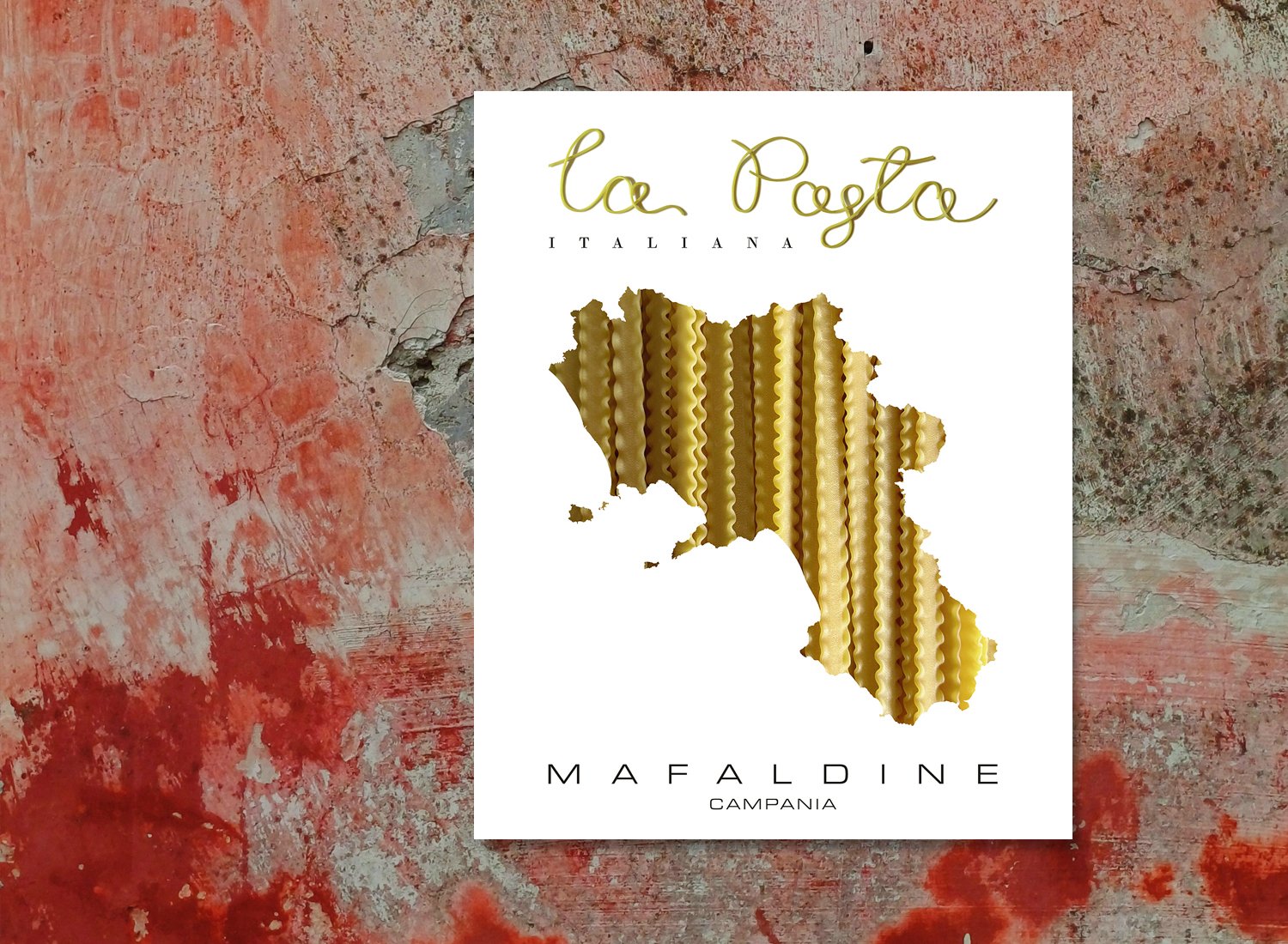 la pasta italiana: mafaldine