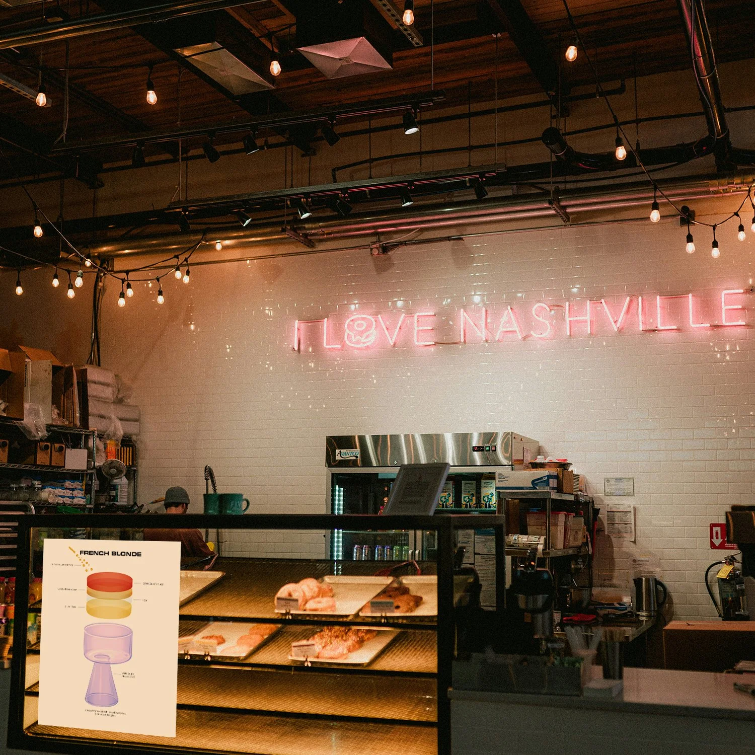 french blonde coffee shop