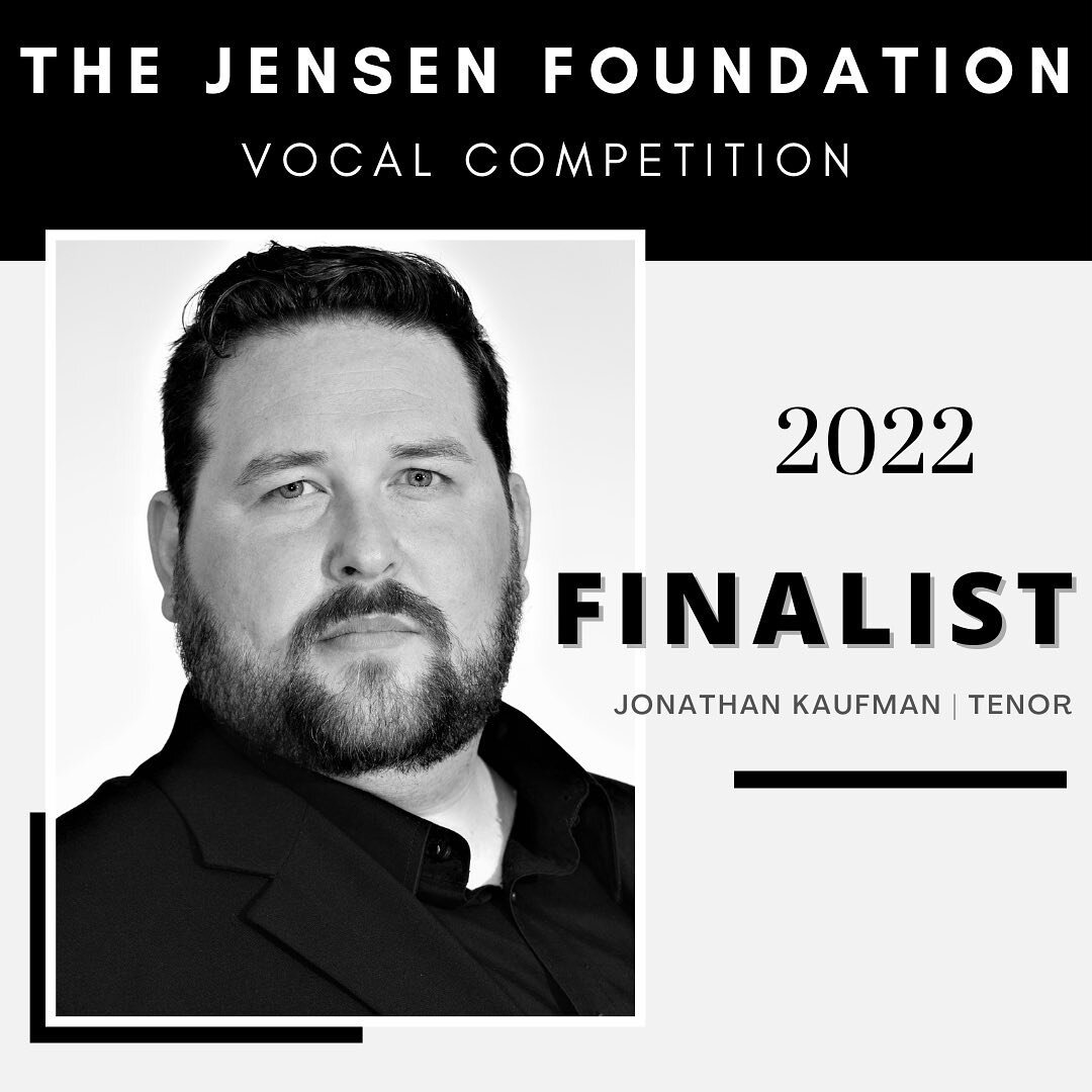 🎶 Very excited to be named a finalist in the 2022 Jensen Foundation Vocal Competition! This past week has been a whirlwind of singing, and I am so thankful for it. I&rsquo;m also incredibly thankful for the support around me&mdash;all of YOU, my tea