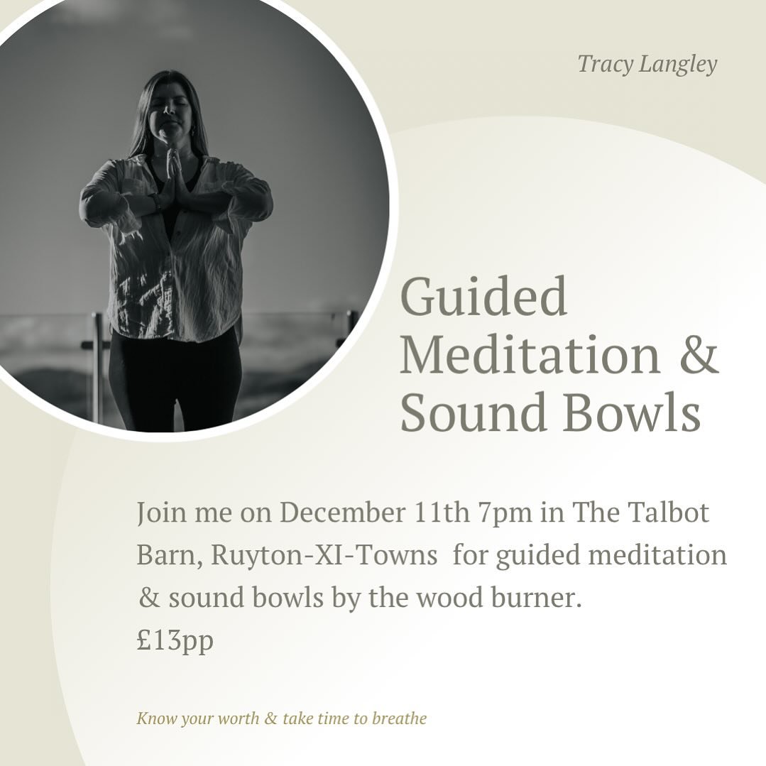A Christmas special in the barn by a lovely wood burner. All the cosy vibes 

Limited spaces 

Much love 

Tracy x

#meditation #bythefire #relax