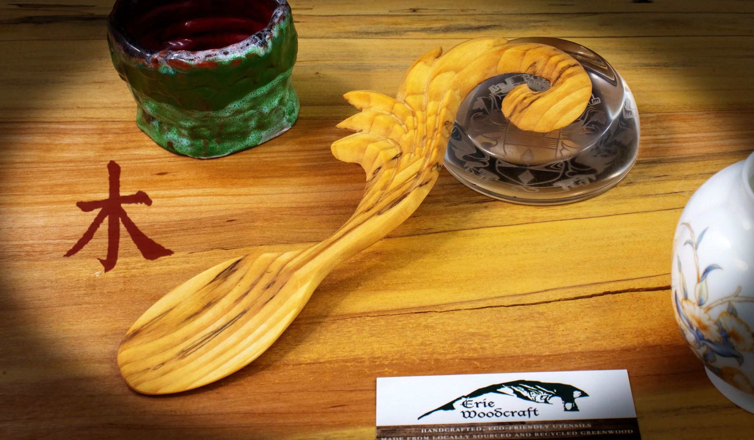 Acanthus leaf spoon