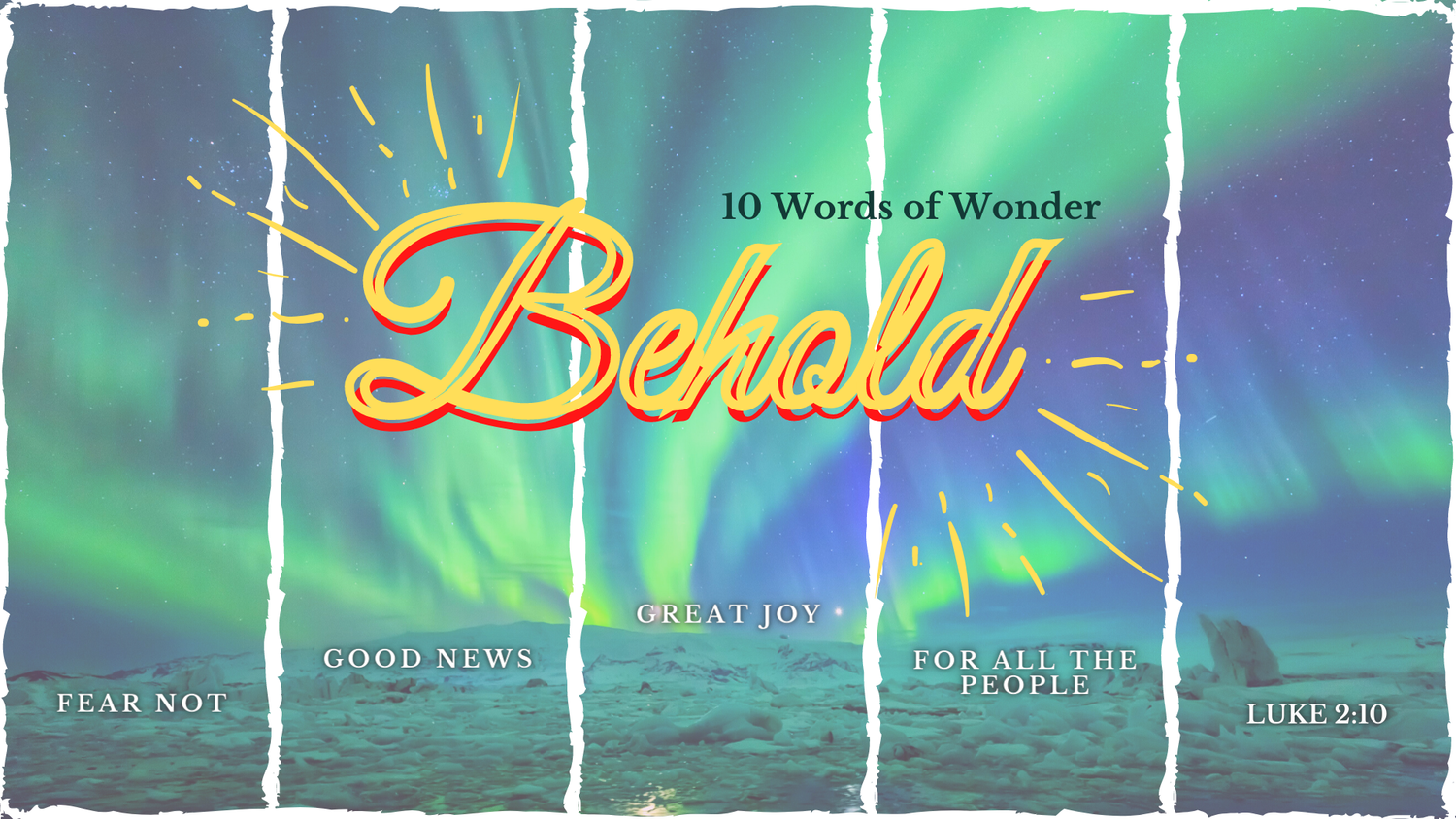 Behold: Ten Words of Wonder episode artwork