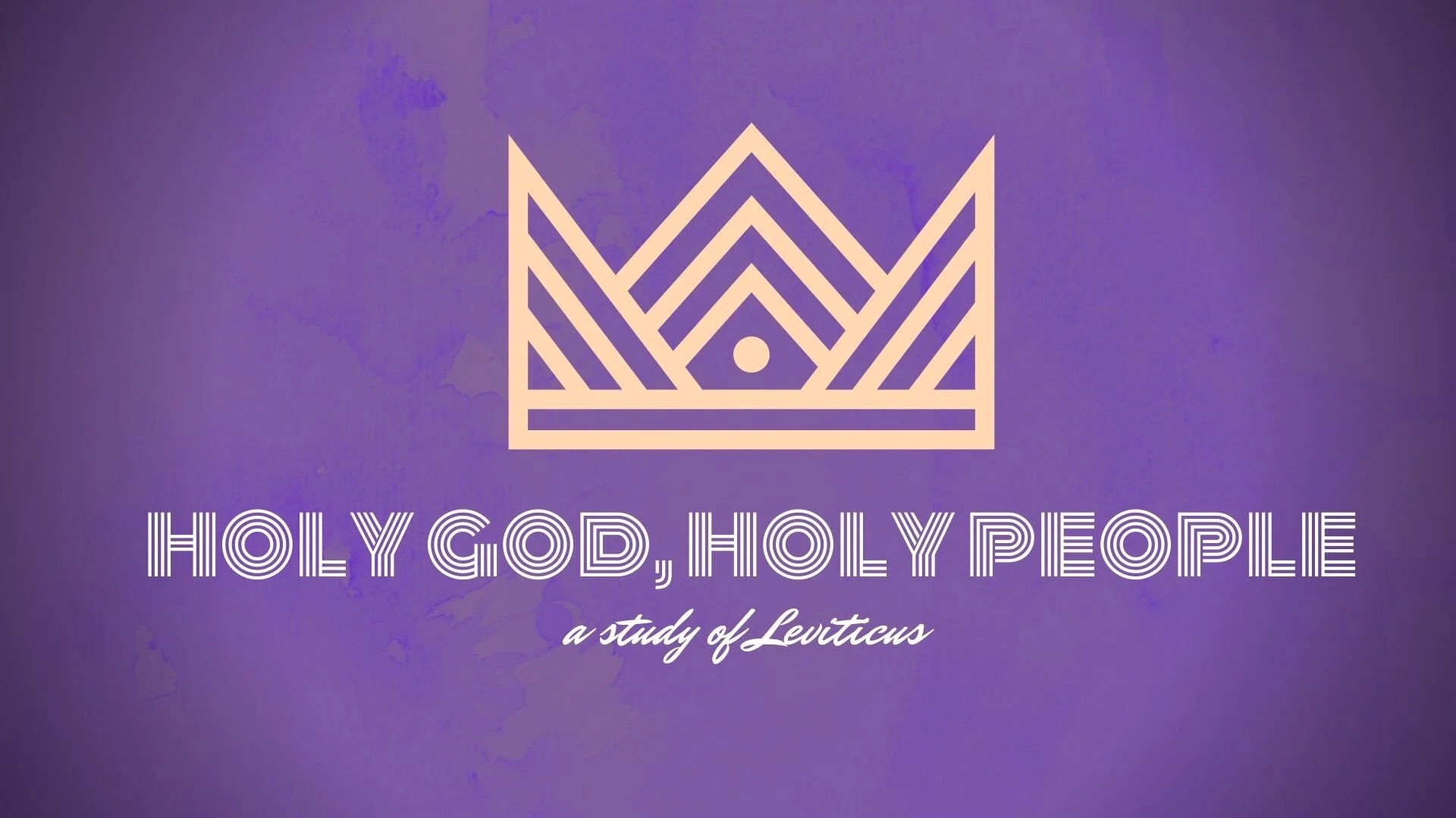 Leviticus: Holy God, Holy People