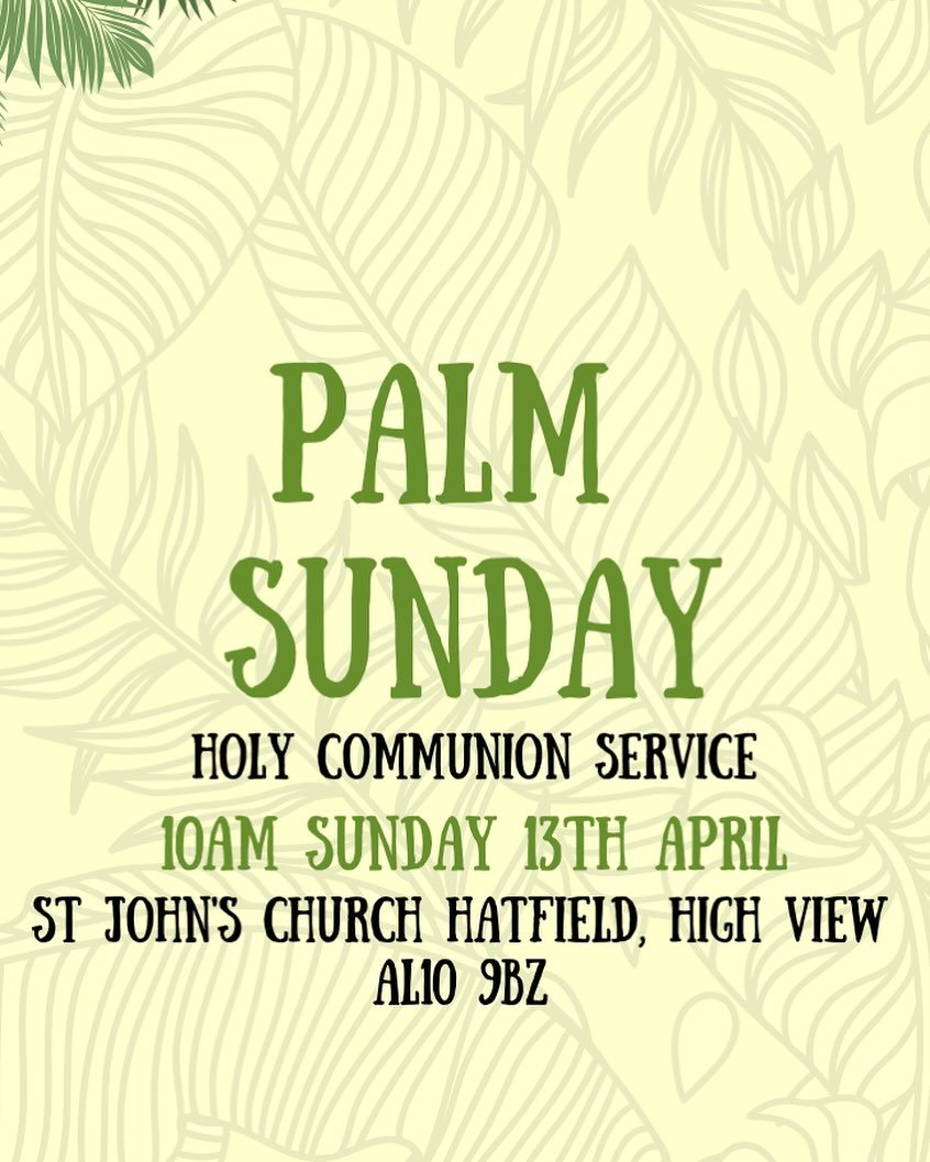 🚨JOIN US THIS EASTER!🚨
1. Join us in celebrating Palm Sunday at 10am on the 13th of April! We’ll sing, read scripture & hear about what Palm Sunday is!
2. We are gathering on Maundy Thursday (17th of April) for a reflective service and