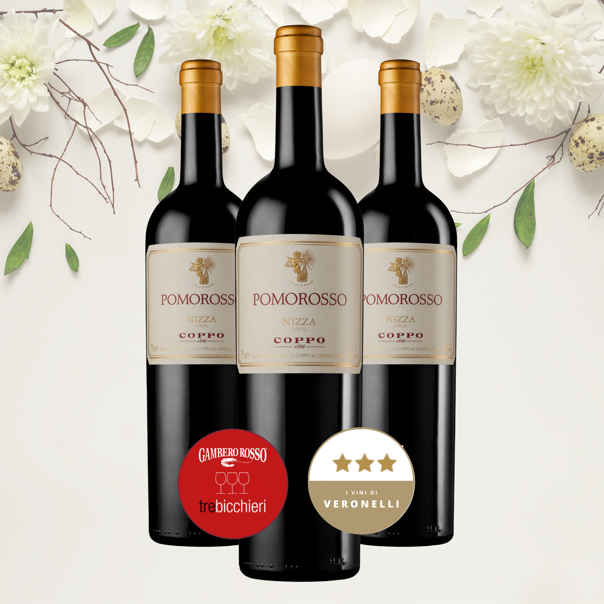 Confezione 3 bt: Pomorosso Nizza DOCG 2022