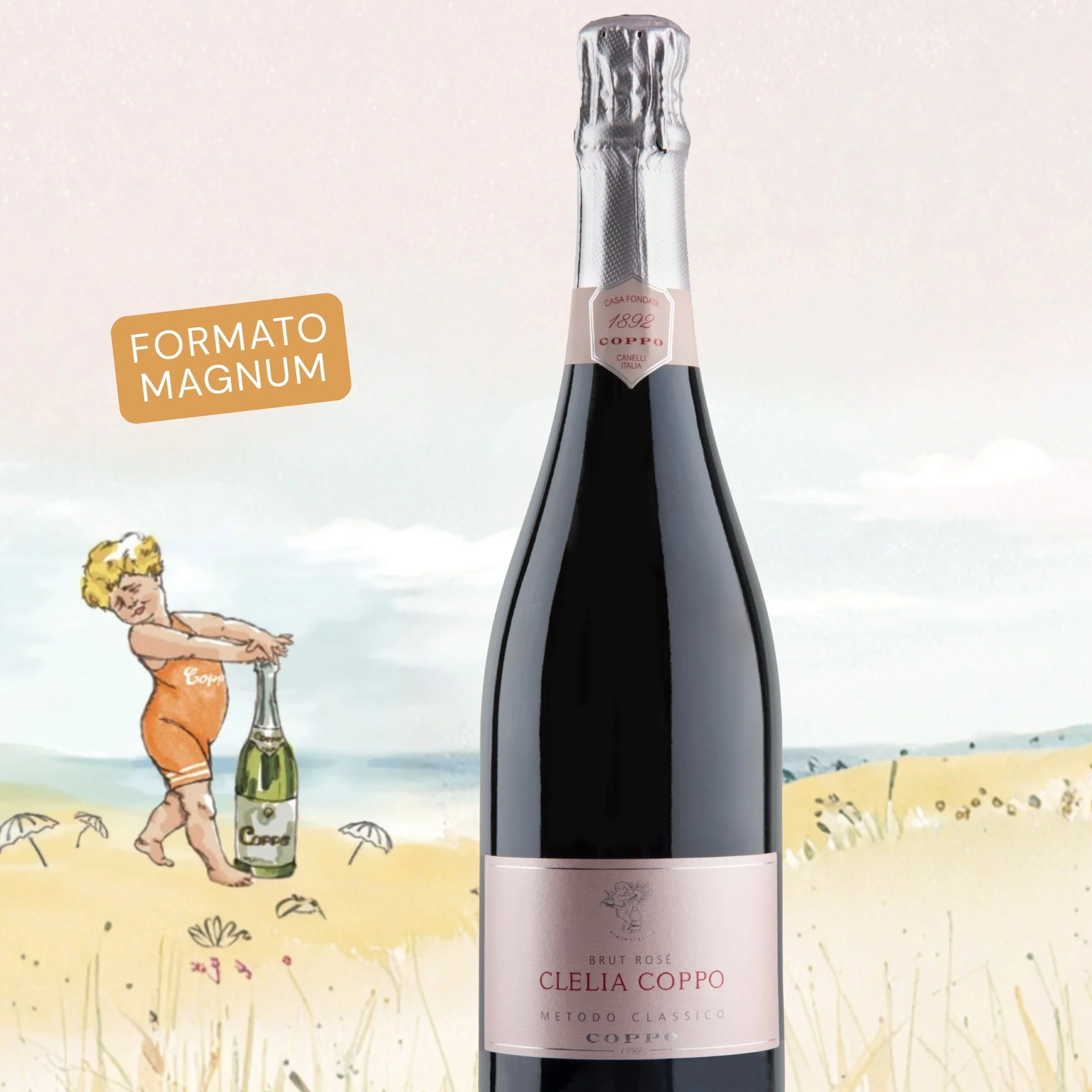 Clelia Coppo Magnum | 1 Magnum: Clelia Coppo Brut Rosé 2023