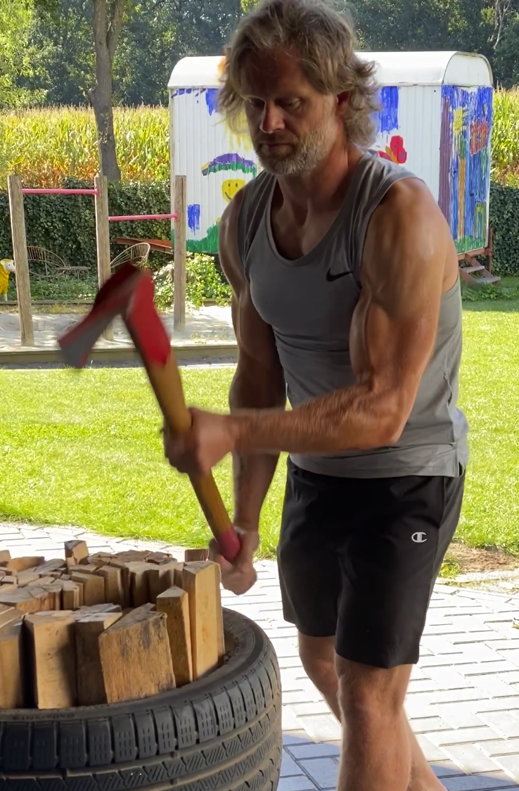 Holz hacken macht Laune