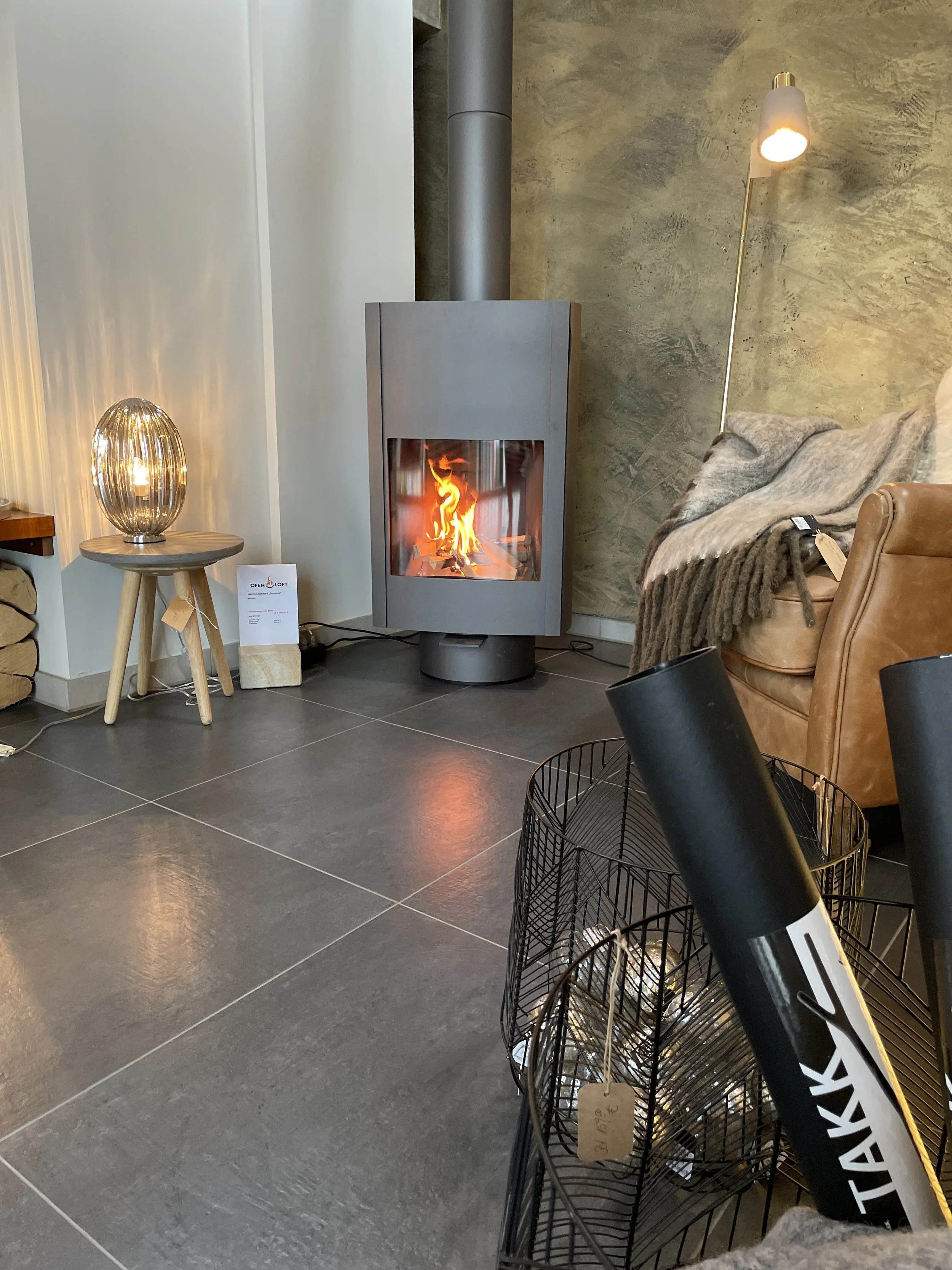 Sobald das Feuer brennt, überlässt der Sorenne die Bühne gerne den Flammen...