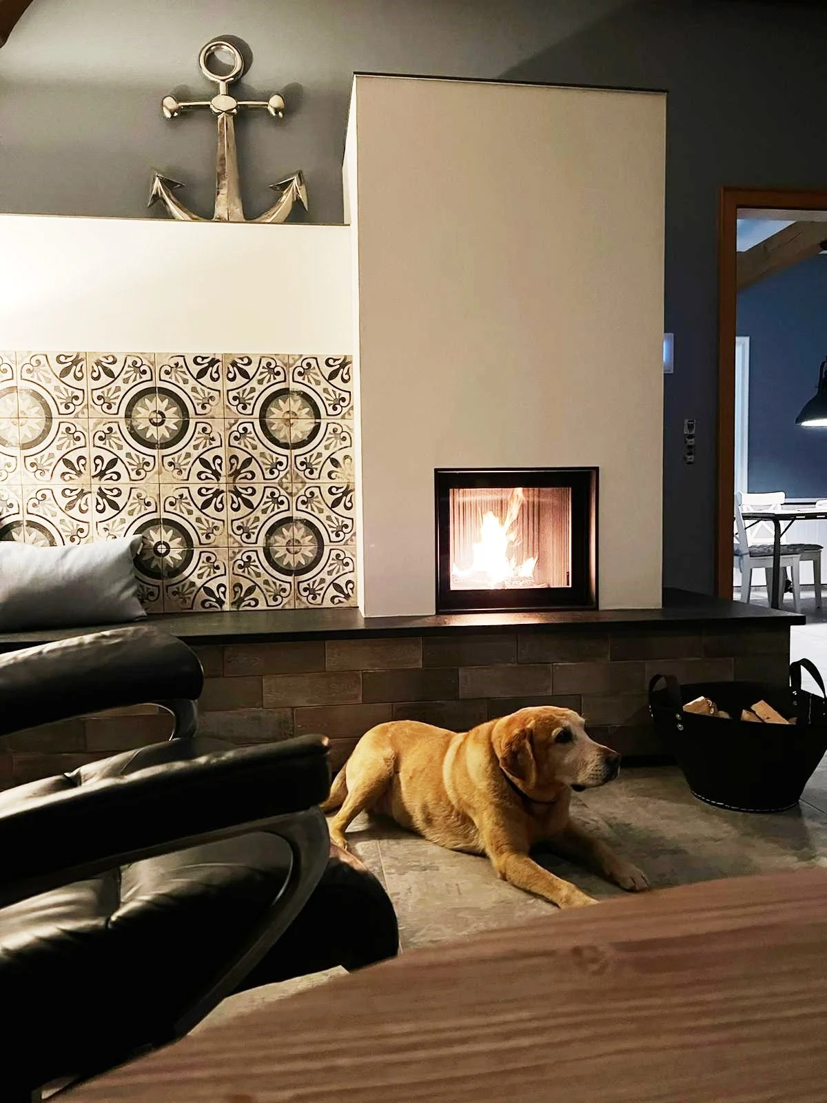 Vorher ... nachher ... So schön kann Feuer und Flamme sein