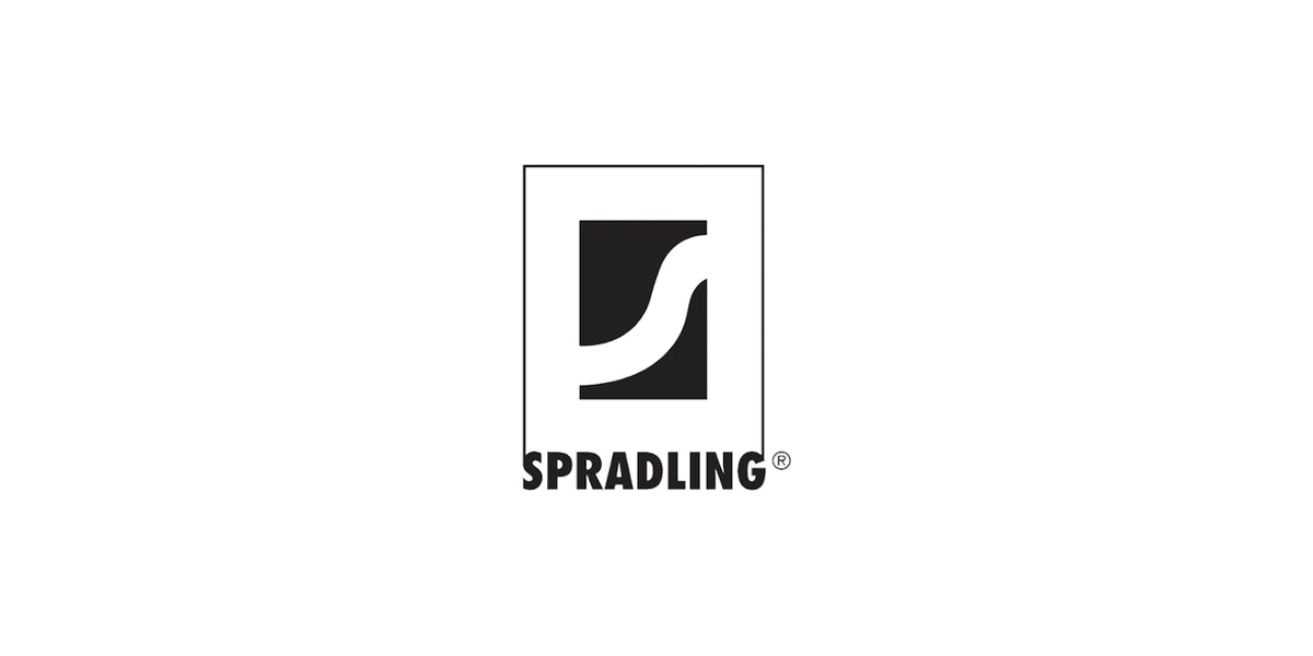 Spradling company logo featuring a stylized S inside a square and the brand name 'Spradling' below.