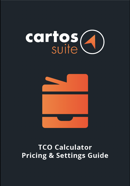 Front page design for a marketing asset for the Cartos TCO tool.  I wrote &amp; designed the 3-page pamphlet using Adobe Illustrator.   Click here to view the written content and the rest of the design.