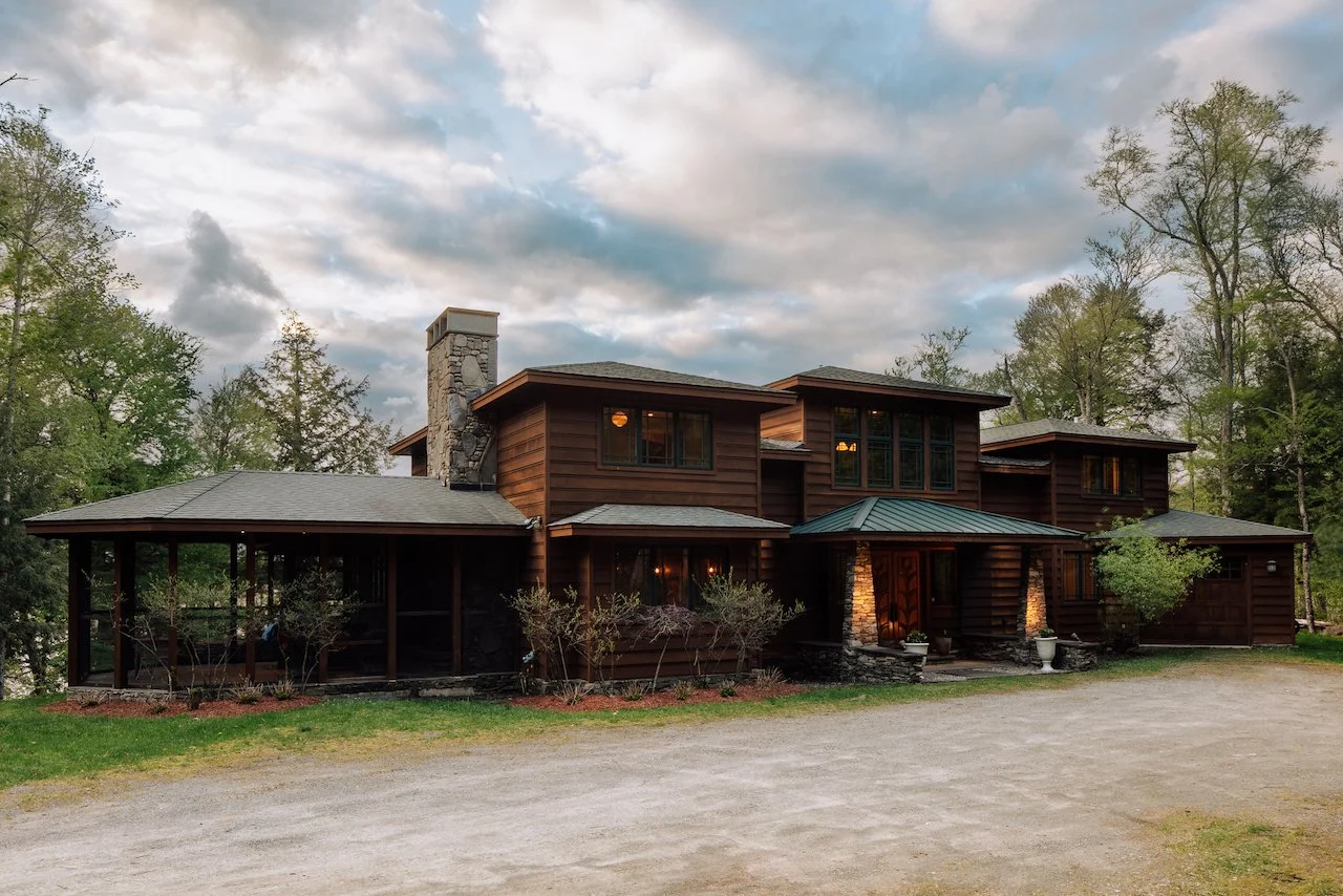 Stunning, 4BD lakefront manse with four fireplaces and private theater