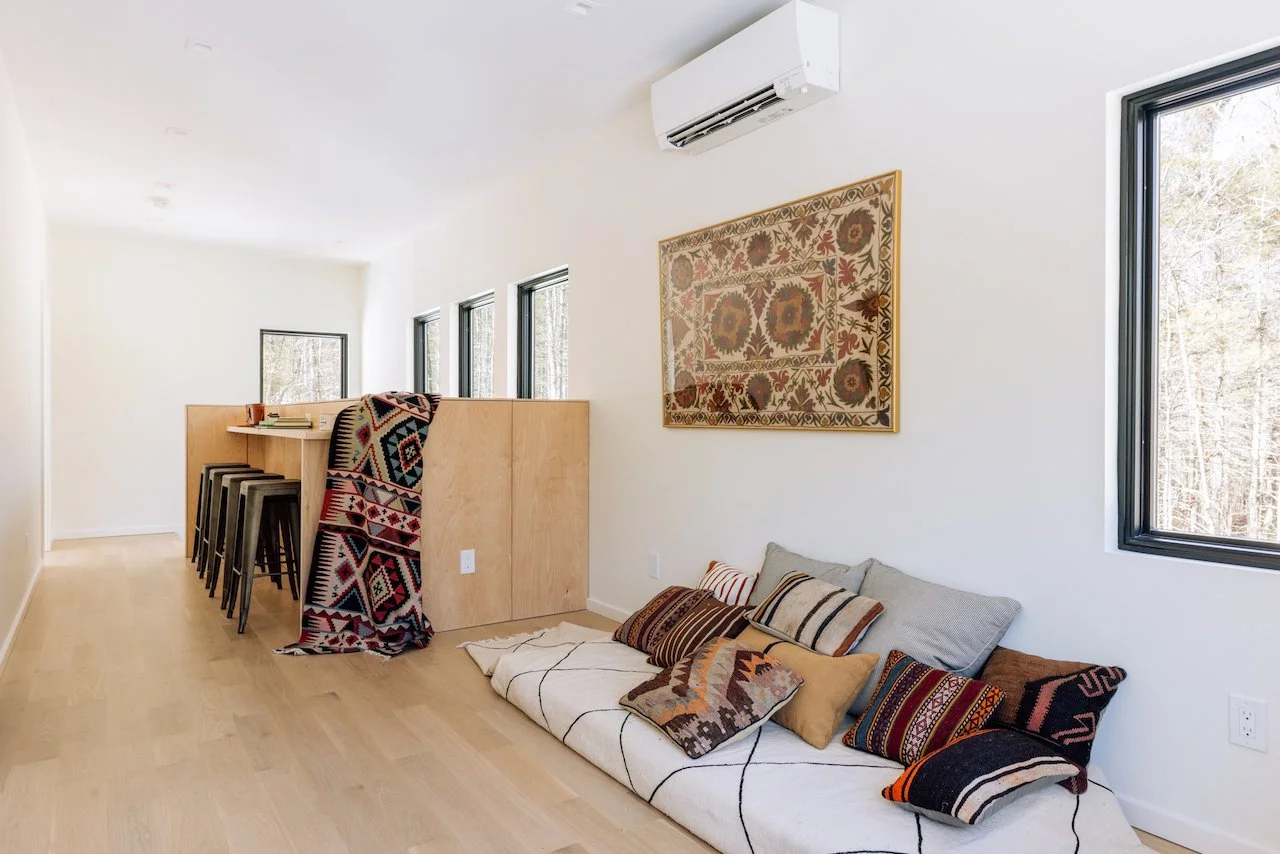 Modern home with guest apartment, located in the Catskill foothills