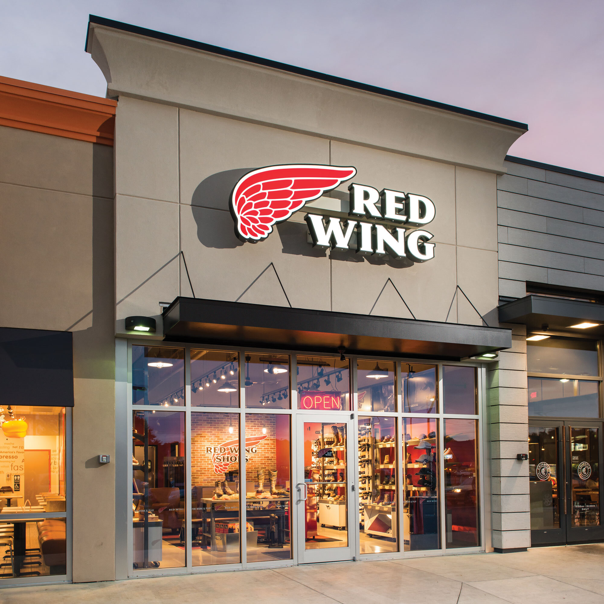 closest red wing store