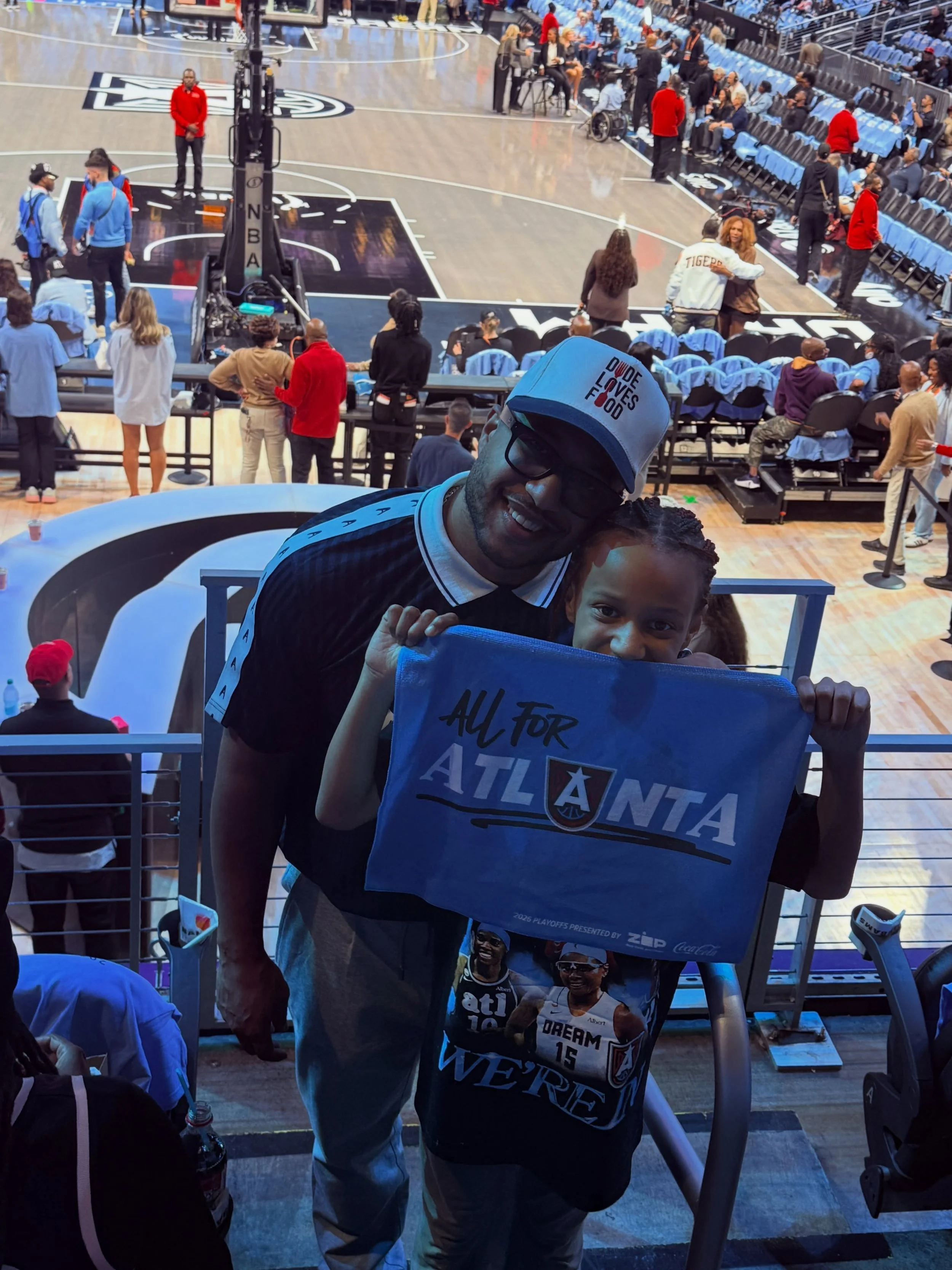 First ever finals games in Atlanta. First every @wnba game. Core memory 🥰

#atlanta #dream 

First bucket of the night. Scored by Atlanta Barbie.

Memories with friends.

So much enthusiasm 🥰🥰

Good defense leads to great offense.

2-2 from 3 poin