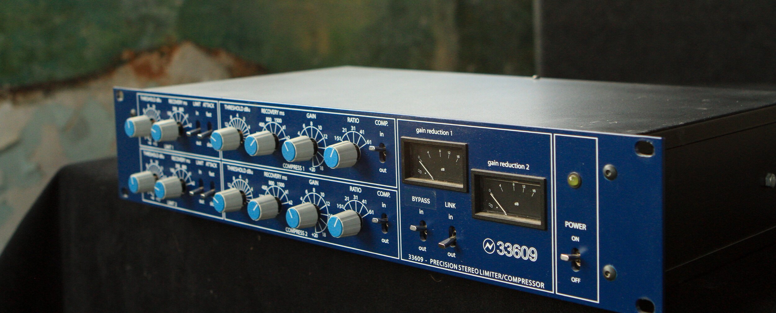 The Neve 33609 is a diode bridge compressor. A matched bridge of diodes attenuate the signal based on a control voltage. It is a masterpiece of design.