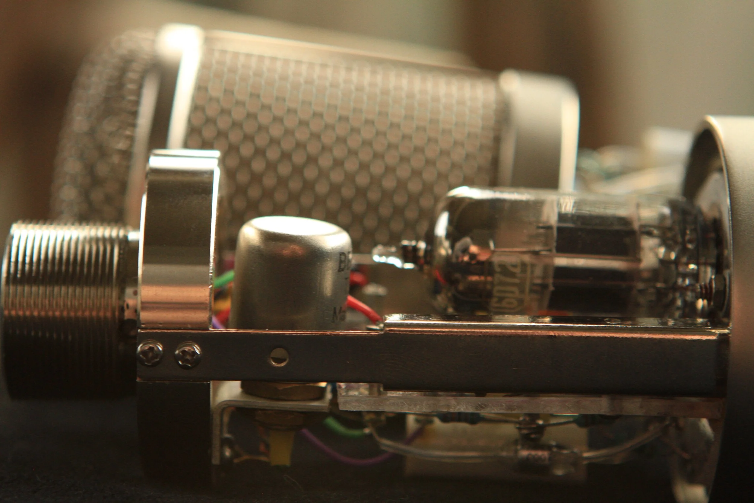 These mics use a 6072 tube, which is a low noise version of the 12AY7.