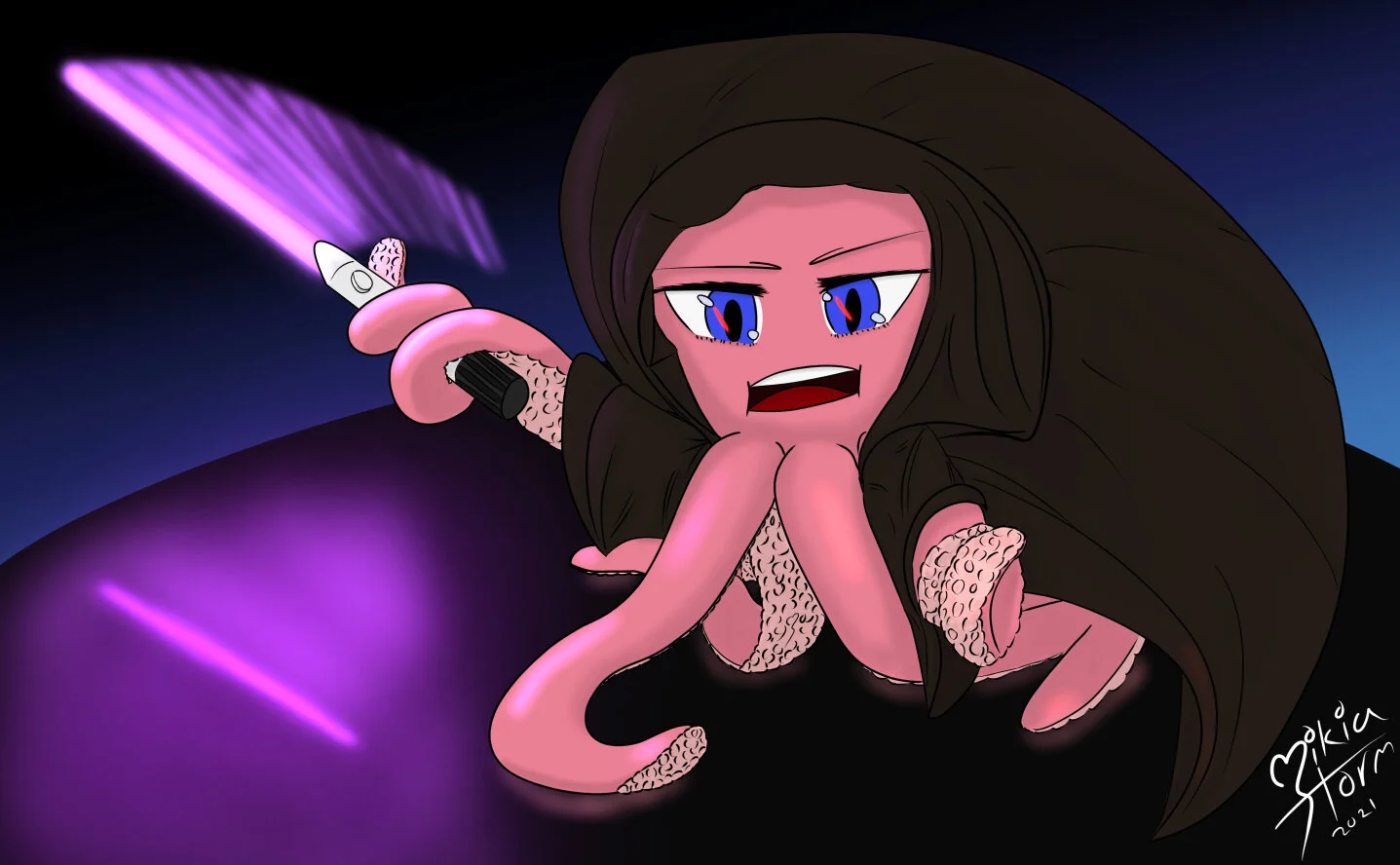 Jedi Tako-chan Speed Draw in Clip Studio Paint