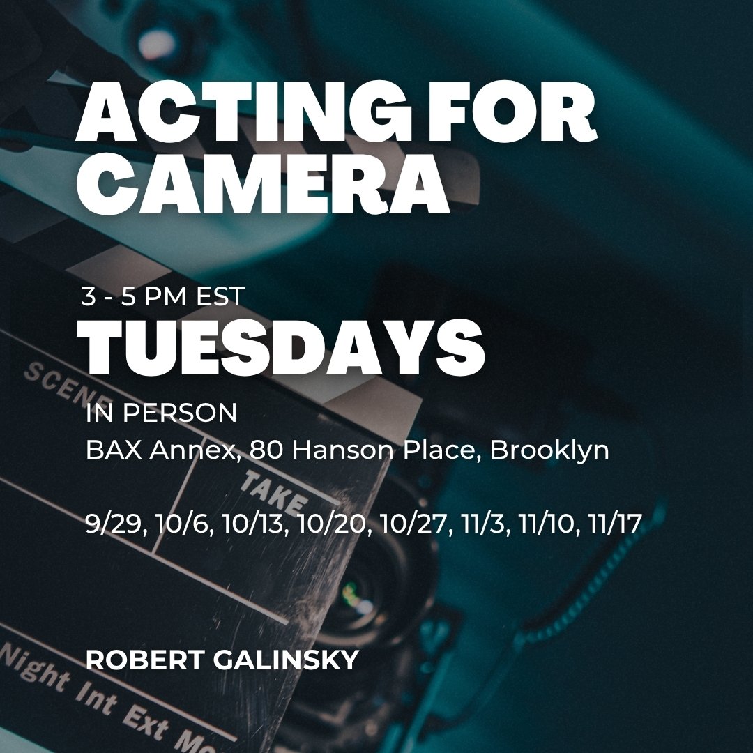 Acting For Camera