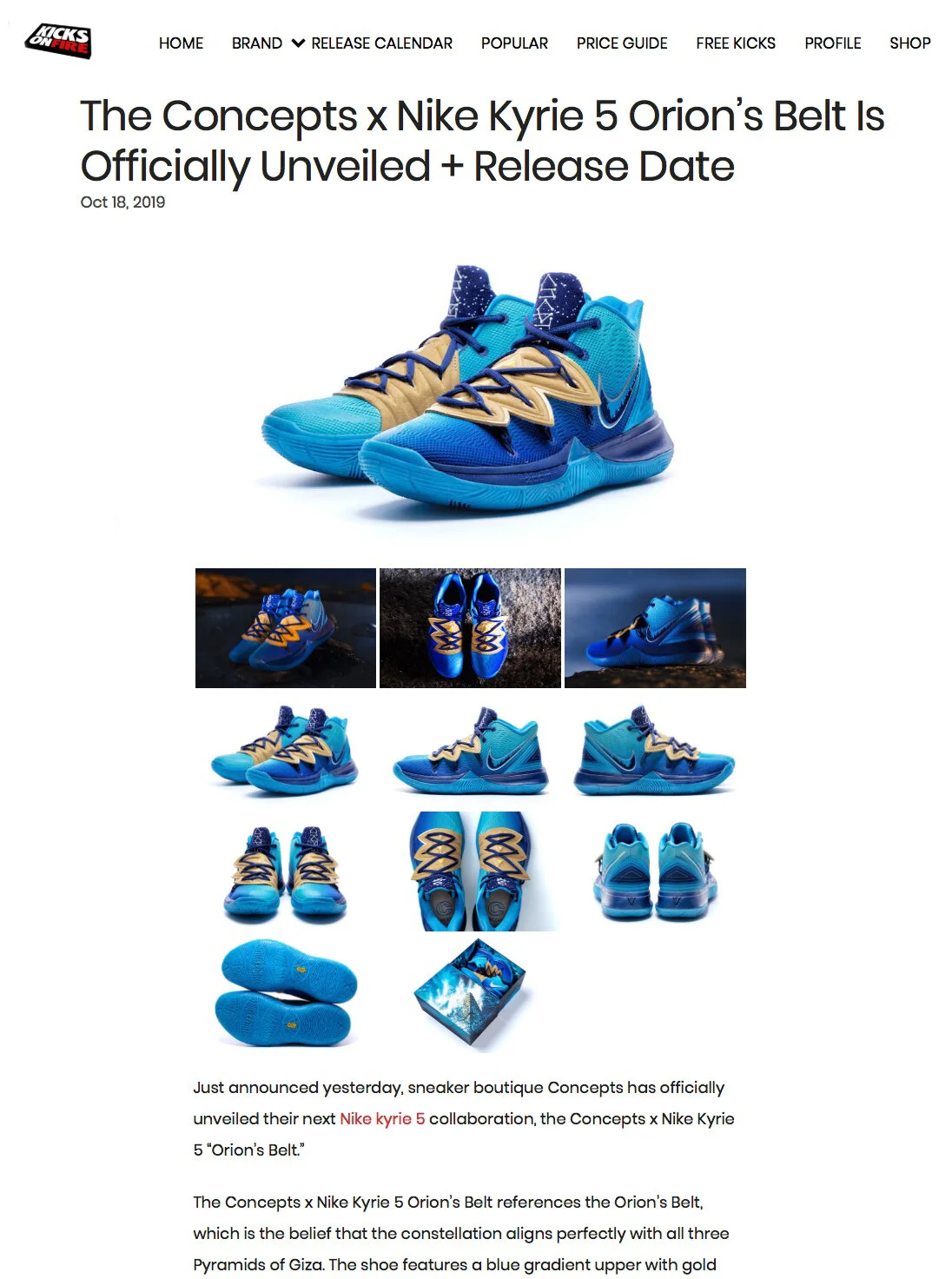 Nike Kyrie 5 GS V Irving Kids Youth Women Shoes Sneakers