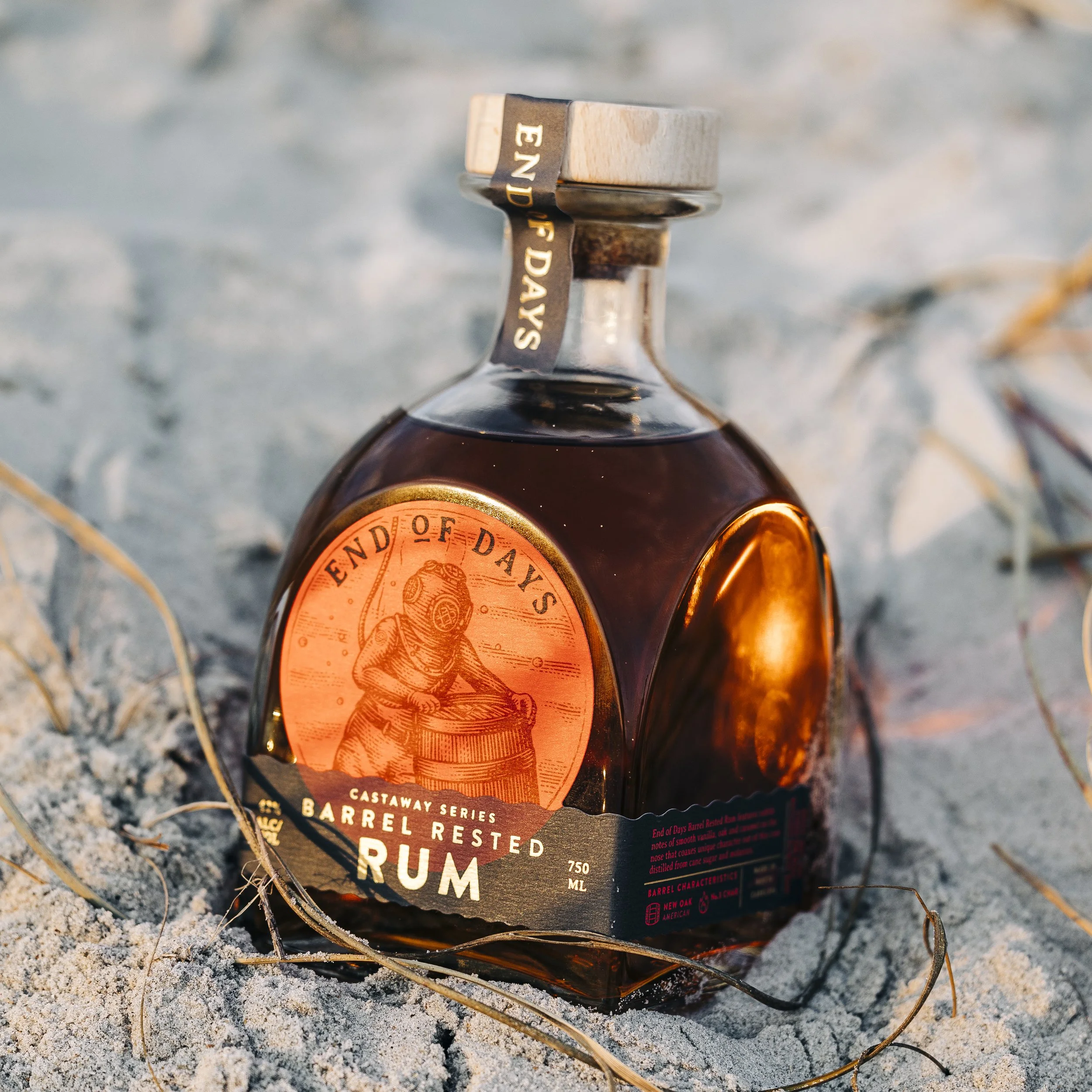 Castaway Series Barrel Rested Rum — EOD Distillery Wilmington, NC