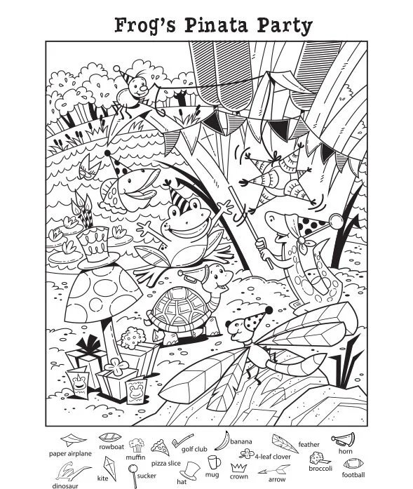 HP Frog's Pinata Party with Clues.jpg