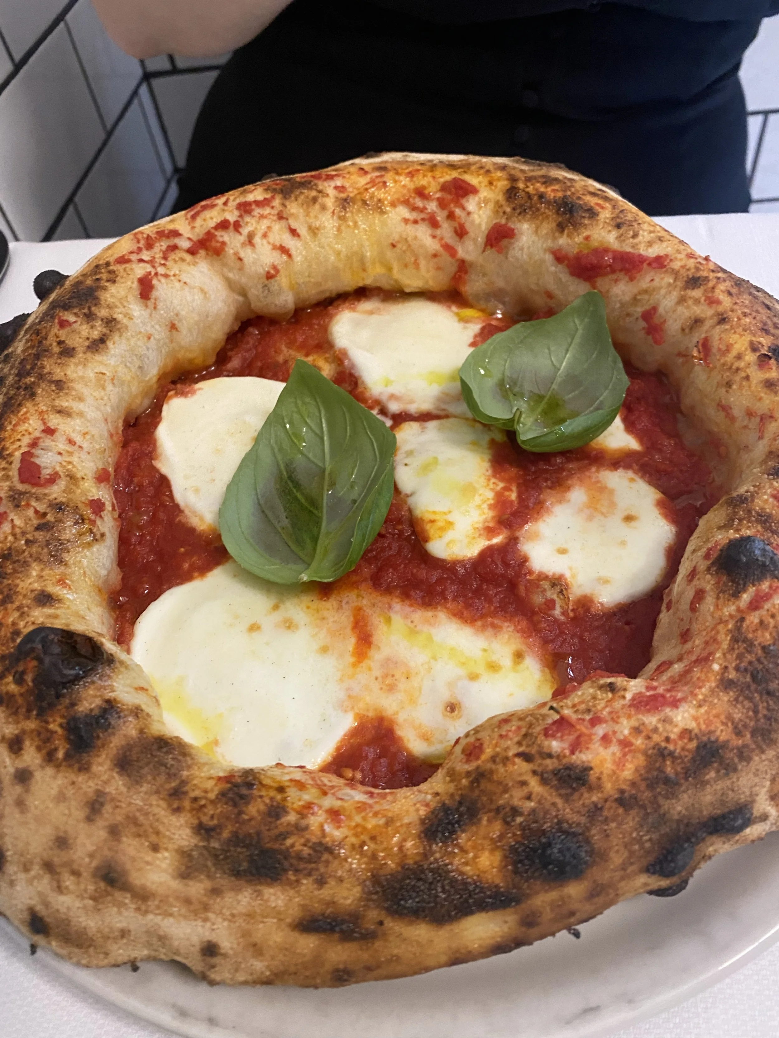 Traditional Italian pizza during a 6-hour Rome food stop