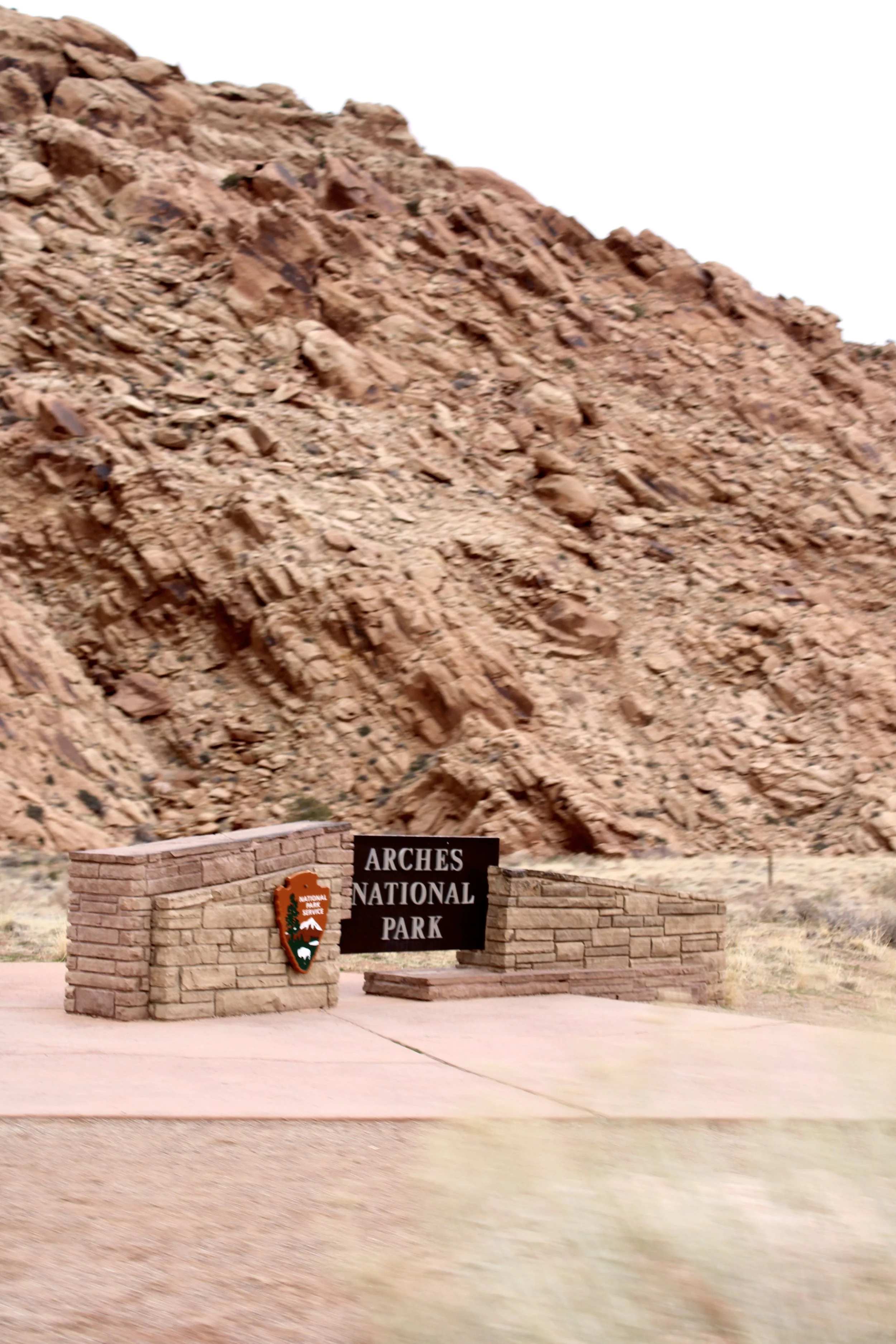 Entrance to Arches National Park