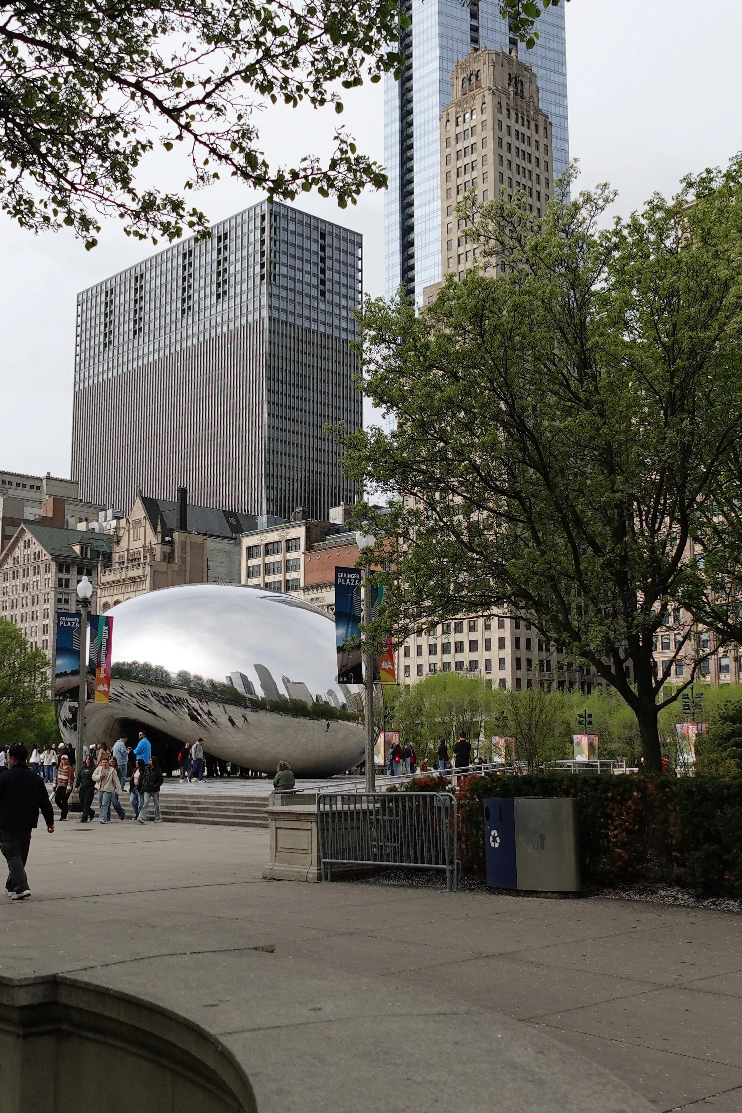 Chicago Millennium Park Skyline