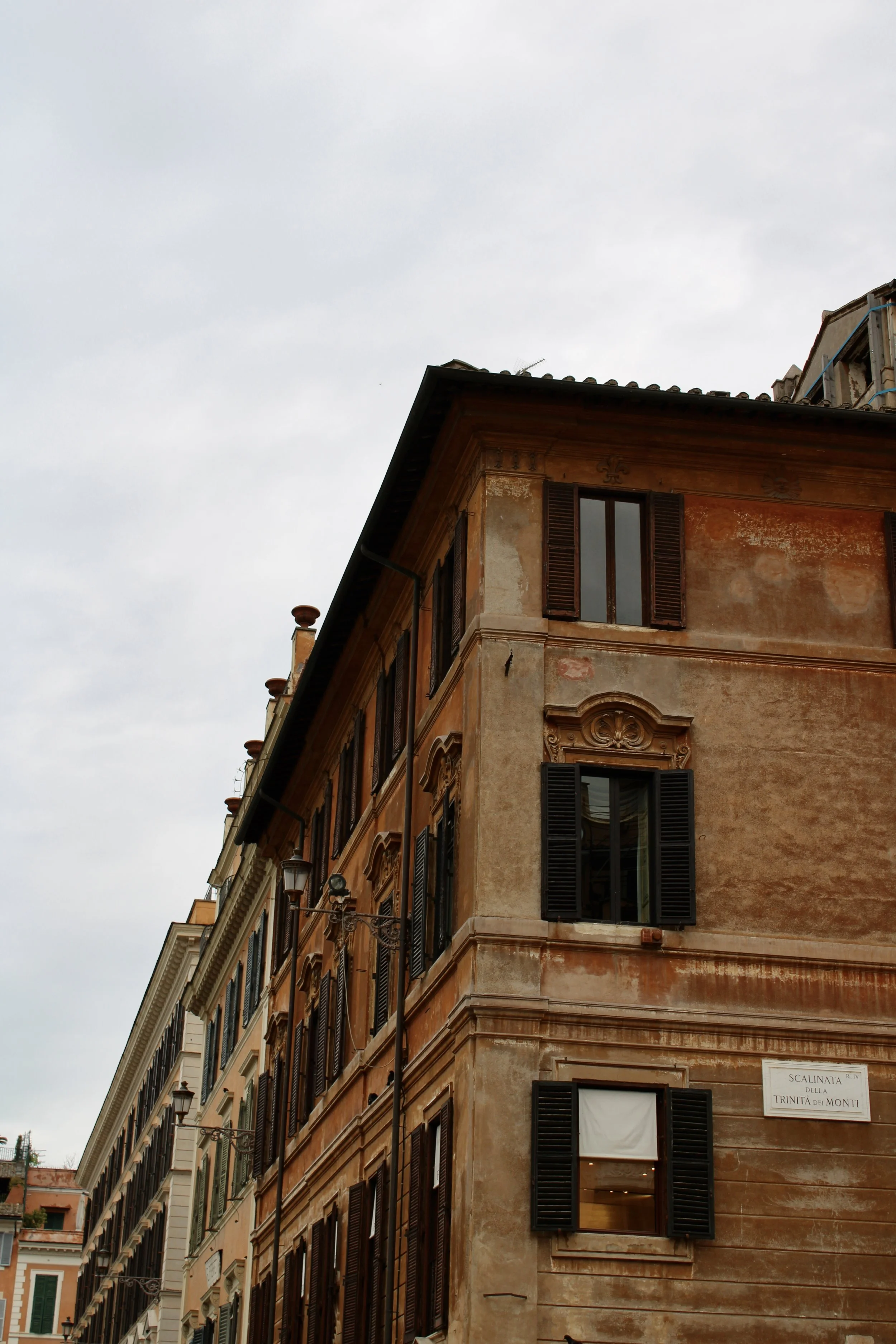 Walking through historic streets of Rome in one day