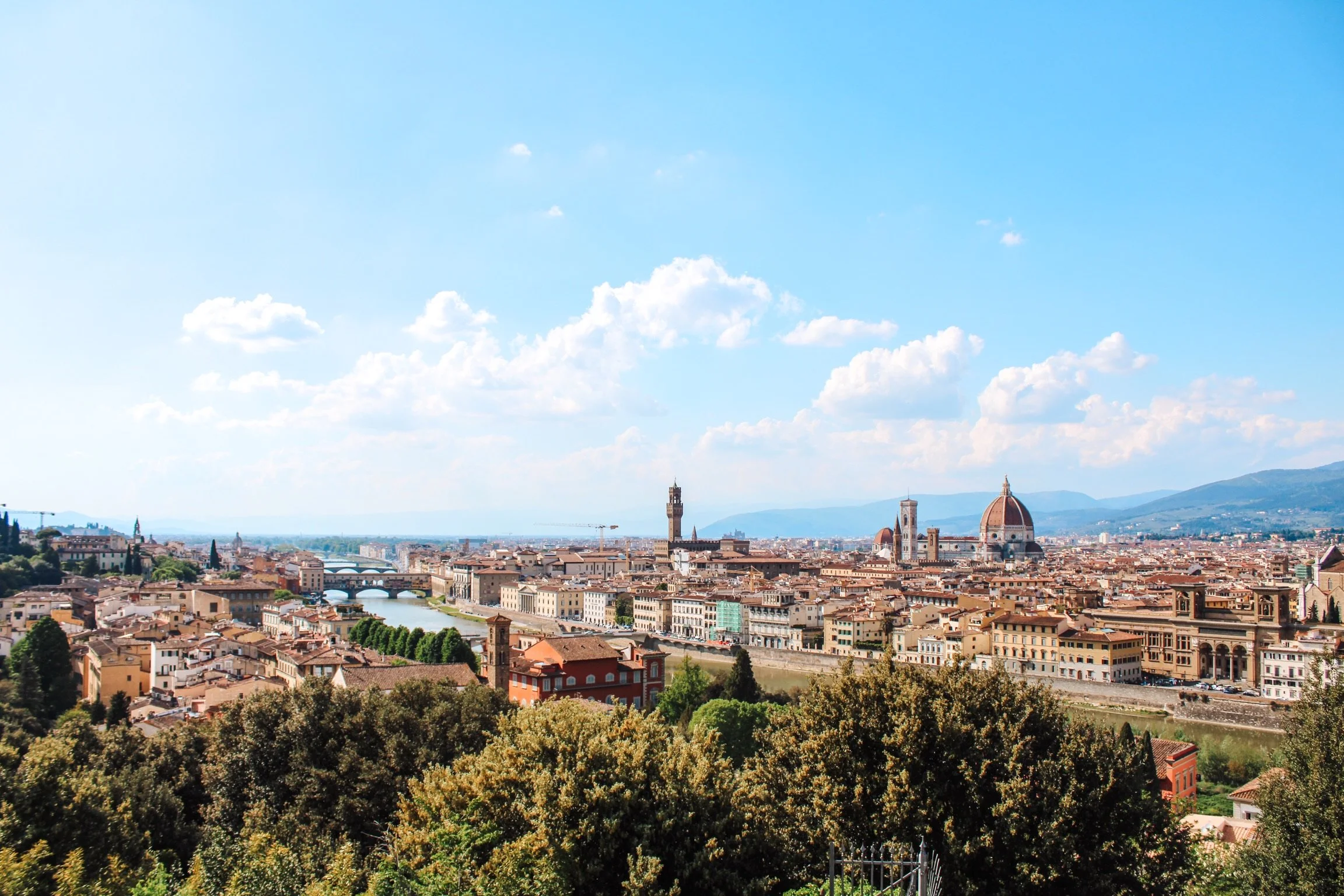 Piazza Michelangelo in Florence, Italy