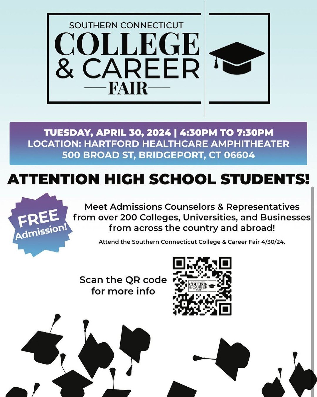 Did you mark your calendar for the area&rsquo;s largest College &amp; Career Fair on Tuesday, April 30th from 4:30pm-7:30pm at the Hartford Healthcare Amphitheater in Bridgeport? The Southern Connecticut College &amp; Career Fair will bring together 