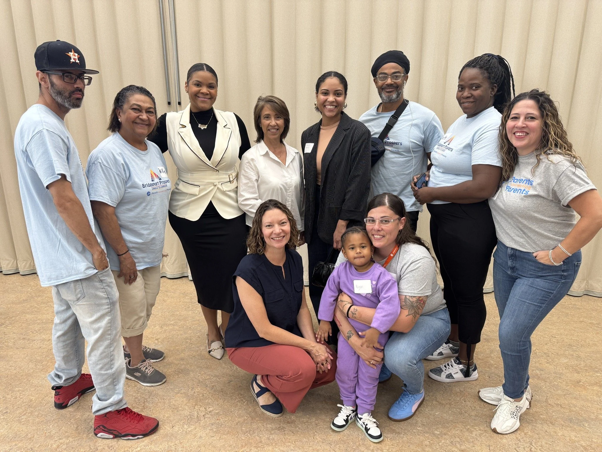 Bridgeport Prospers Parent Ambassadors and Bridgeport Prospers Team