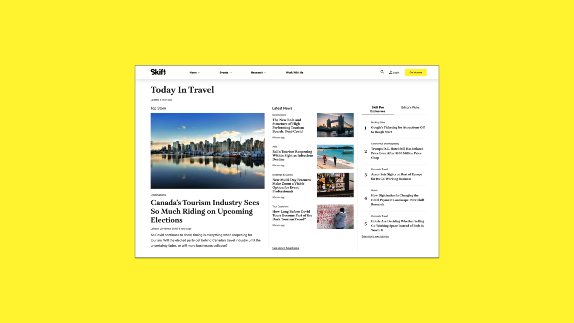 Skift.com Redesign