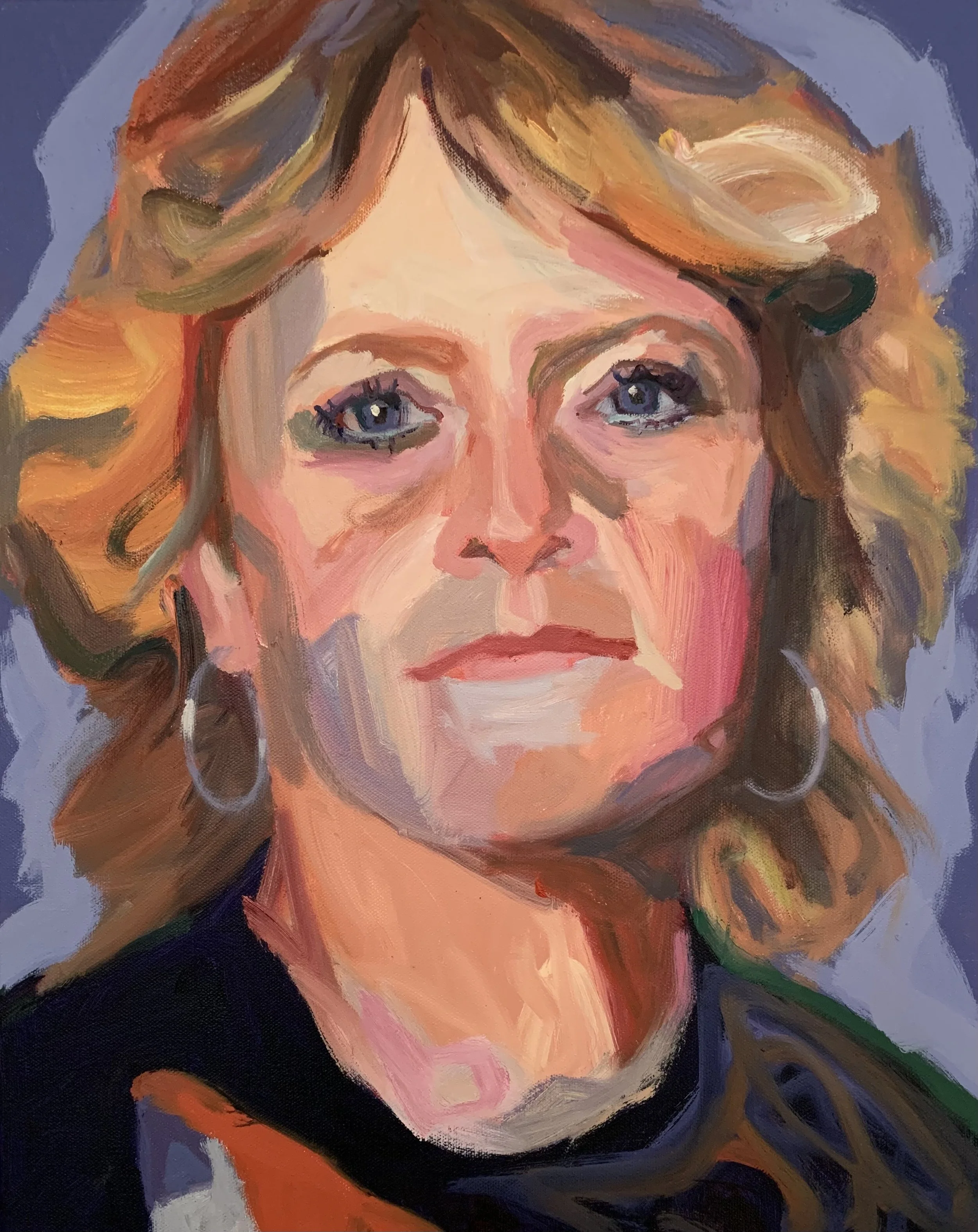 Painting of Emily Saliers by artist Jo Hay