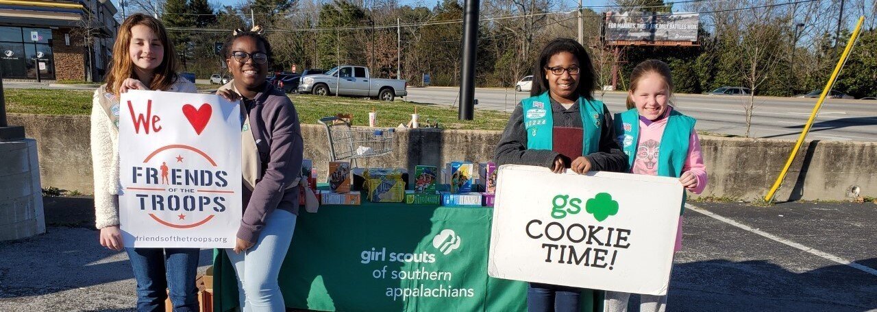 Treats For The Troops - Girl Scouts &amp; Friends Of The Troops