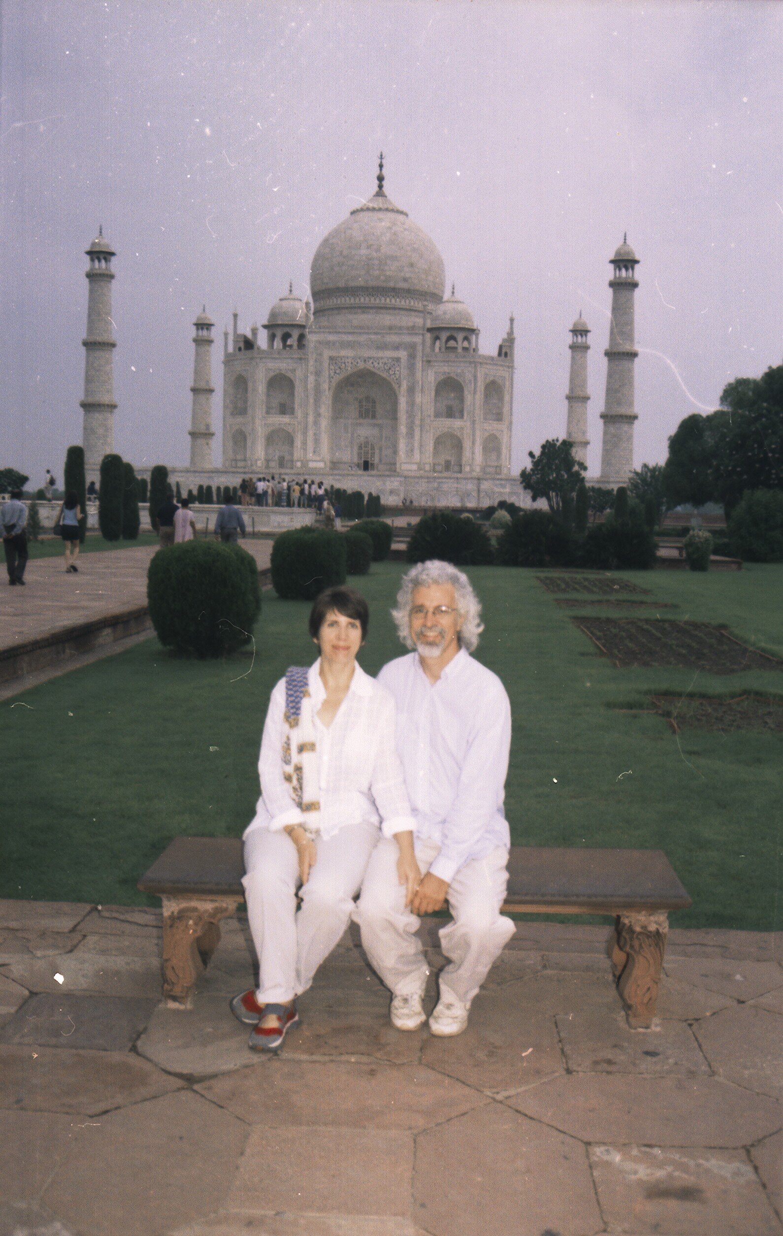 GP and MB Taj Mahal sitting.jpg