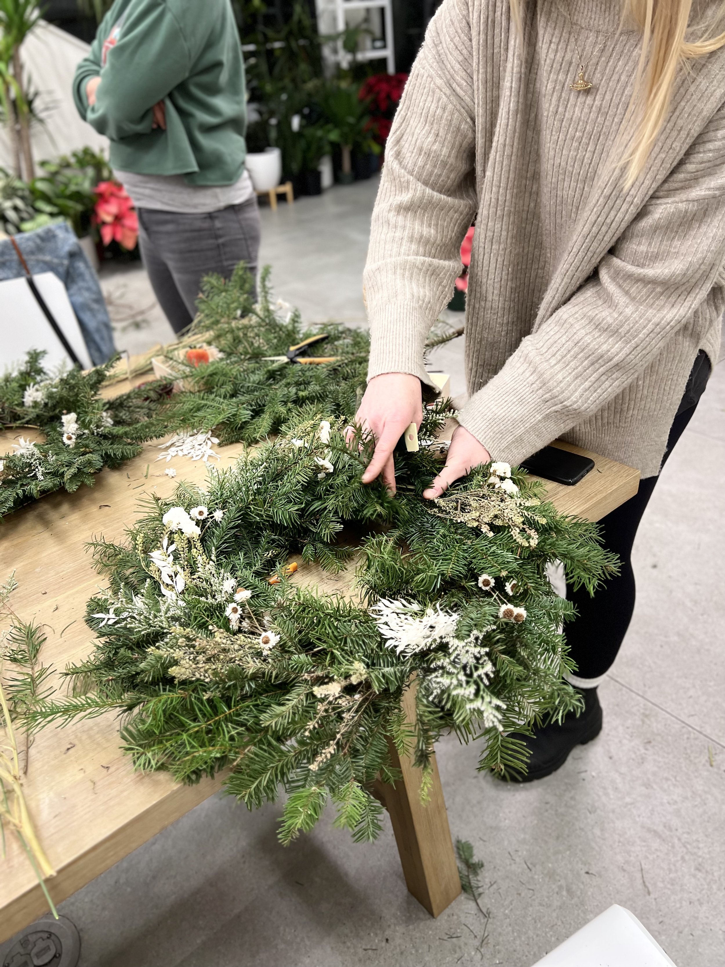 Holiday Wreath Making Workshop - SOLD OUT